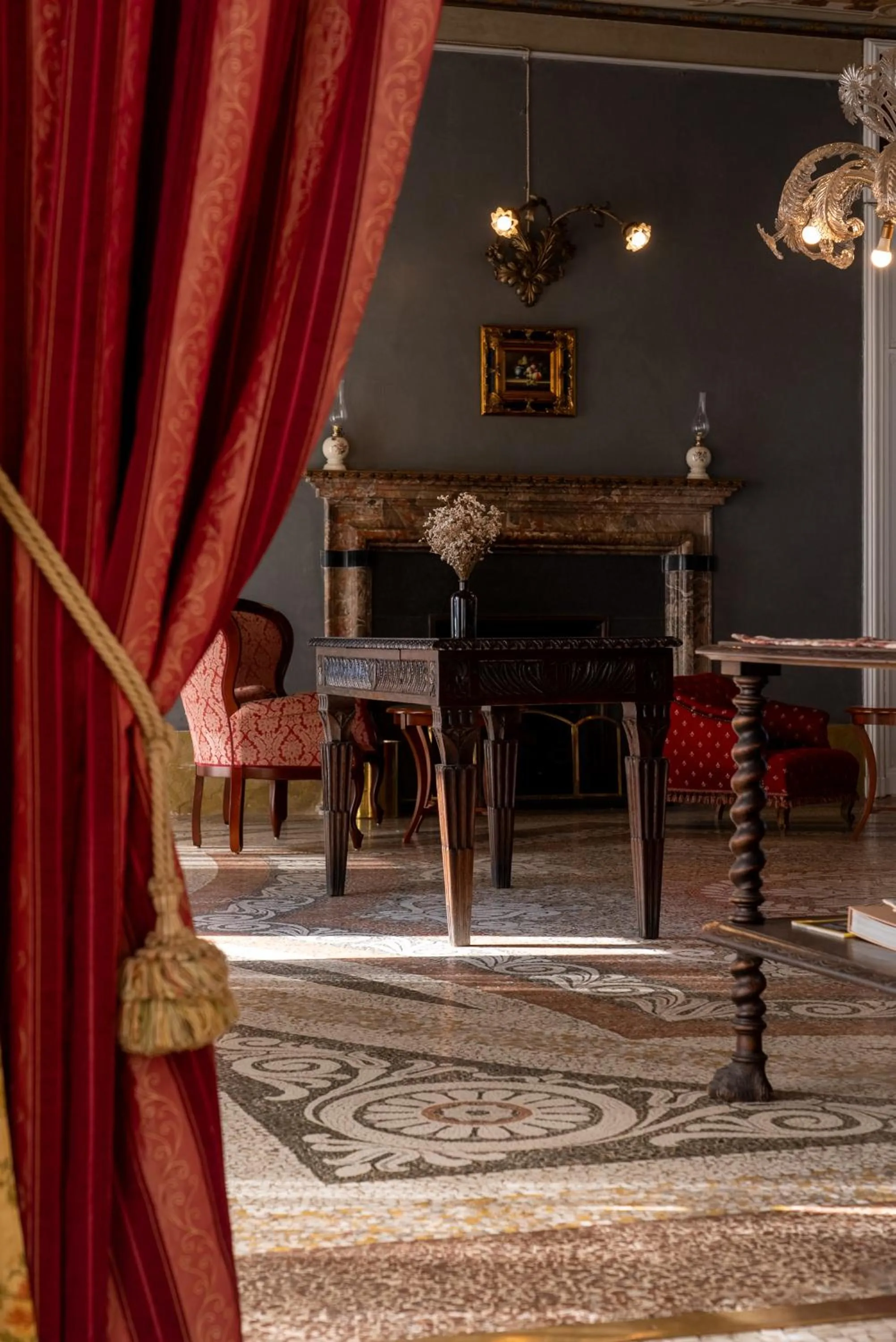 Living room in Hotel Villa Borghi