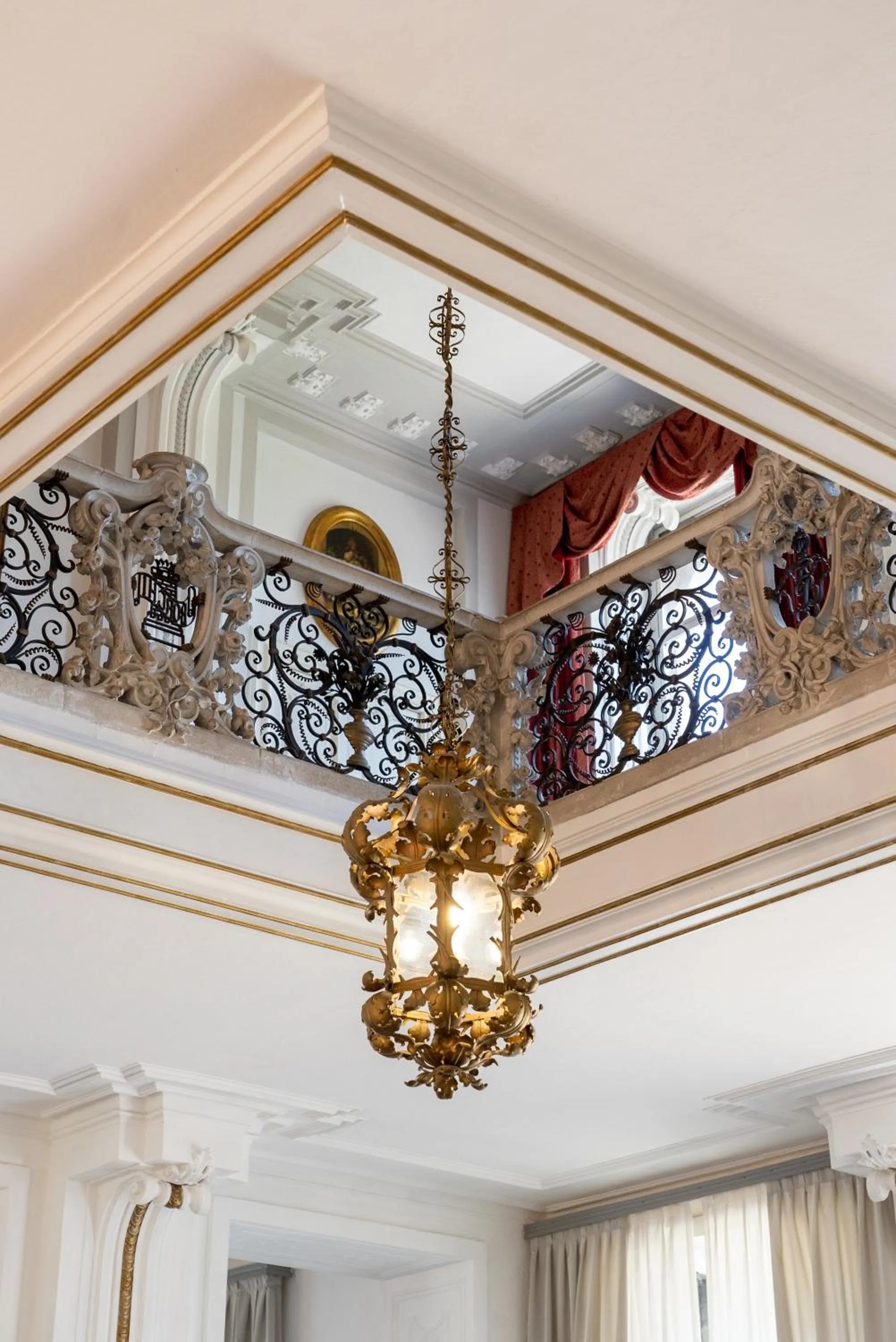 Decorative detail in Hotel Villa Borghi