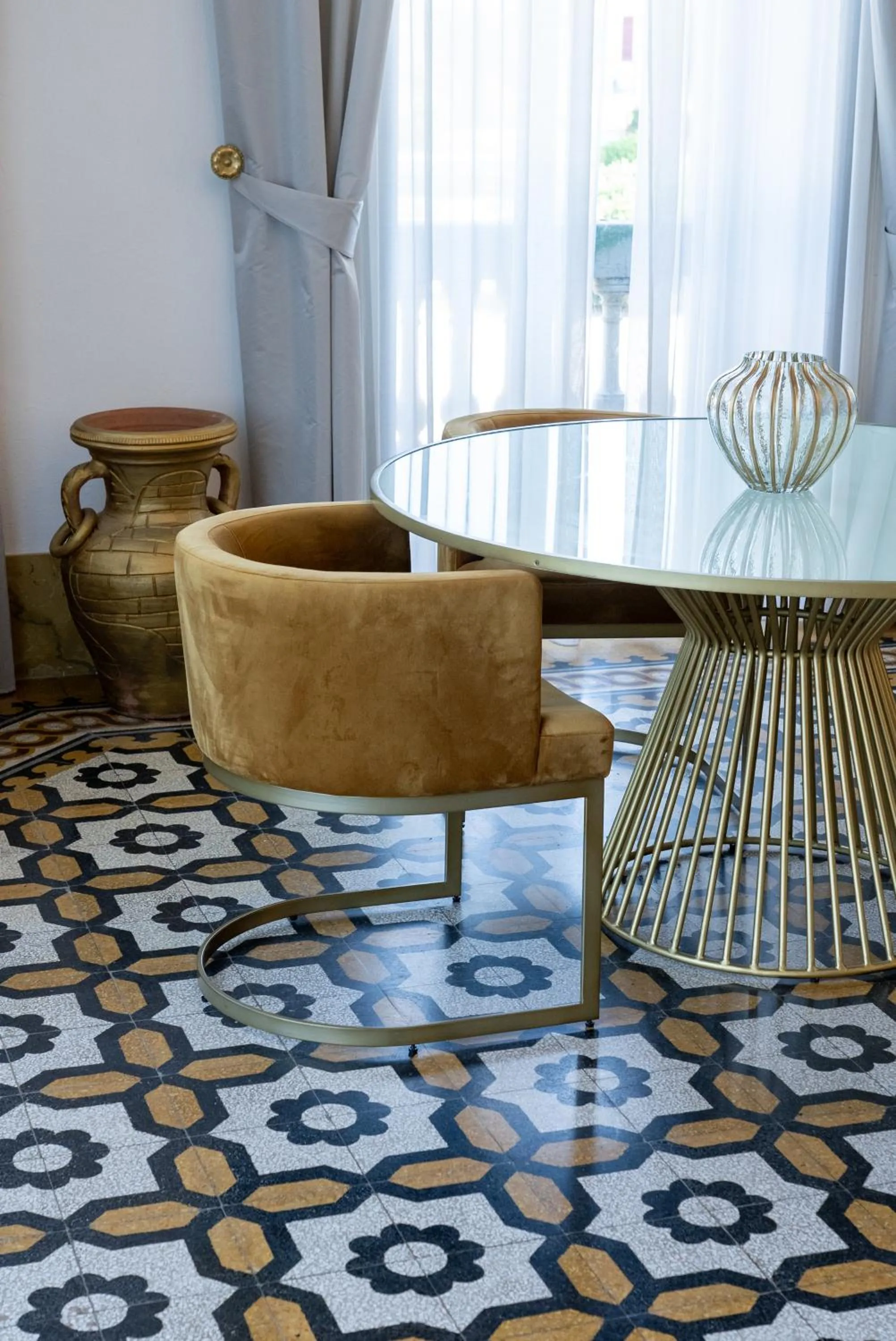 Living room in Hotel Villa Borghi