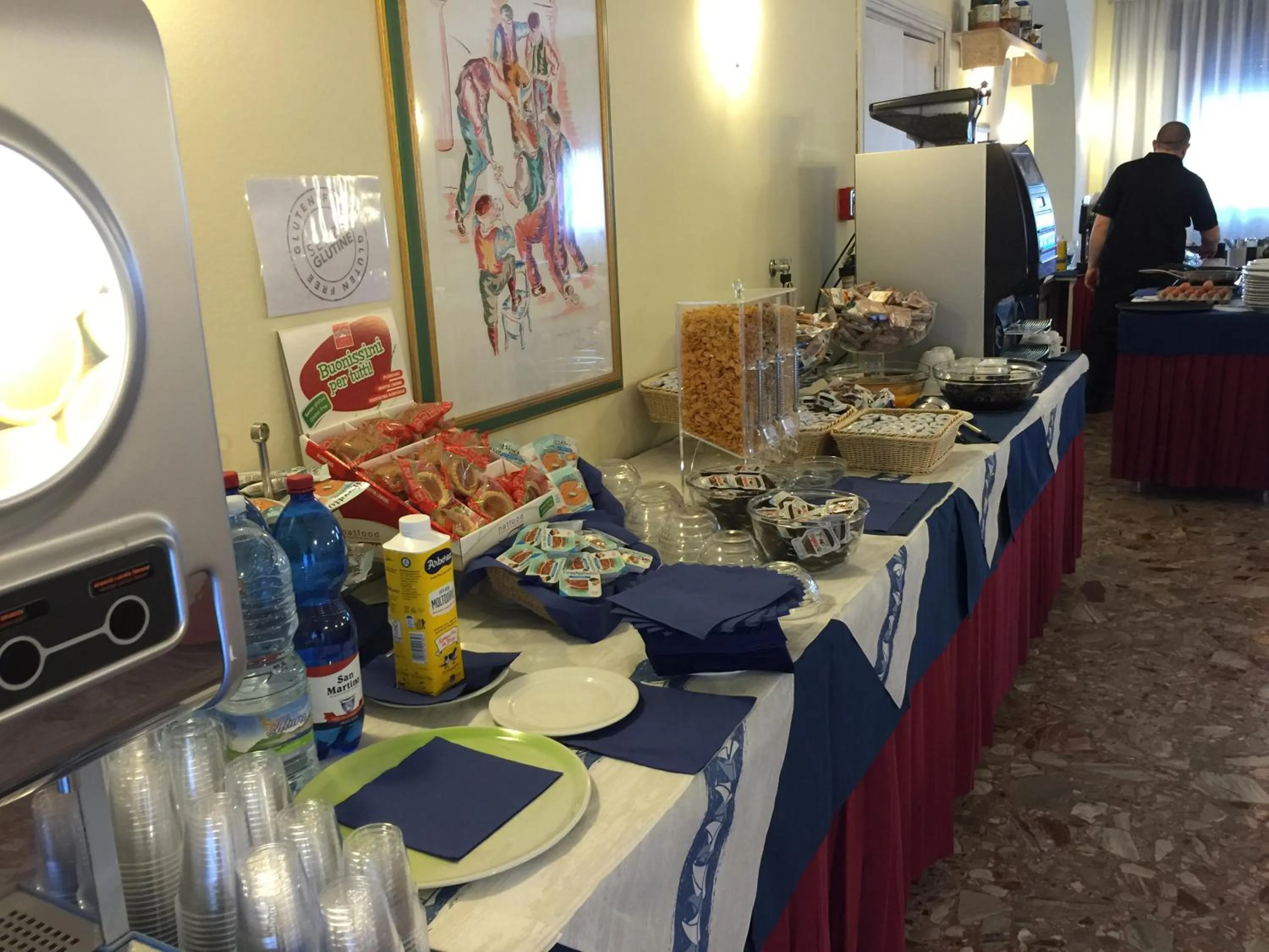 Buffet breakfast in Hotel Riviera