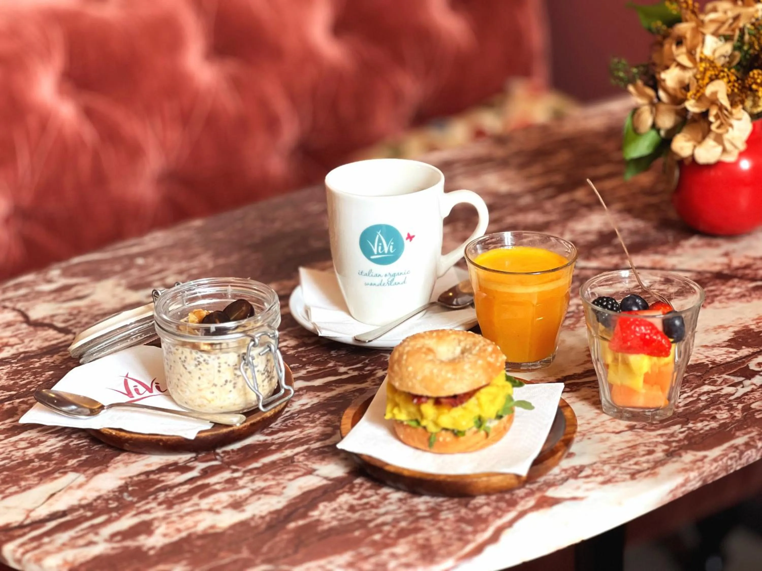 Food and drinks in Numa Rome Vici