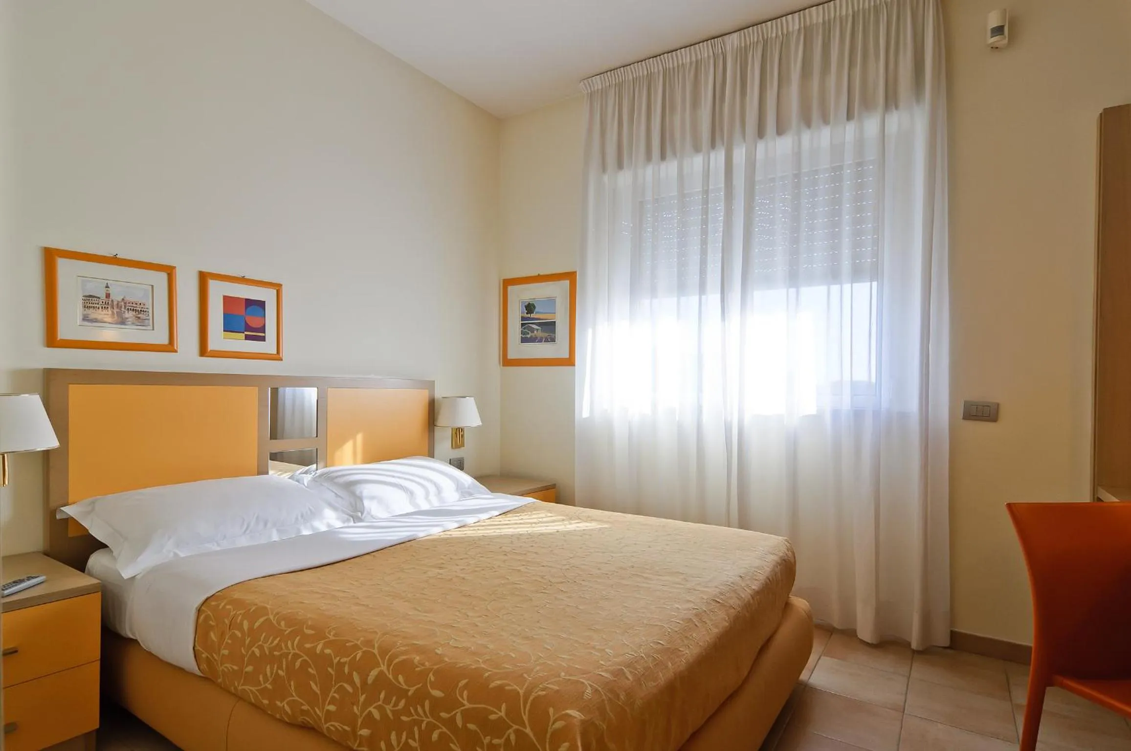 Bedroom, Bed in Residence I Triangoli