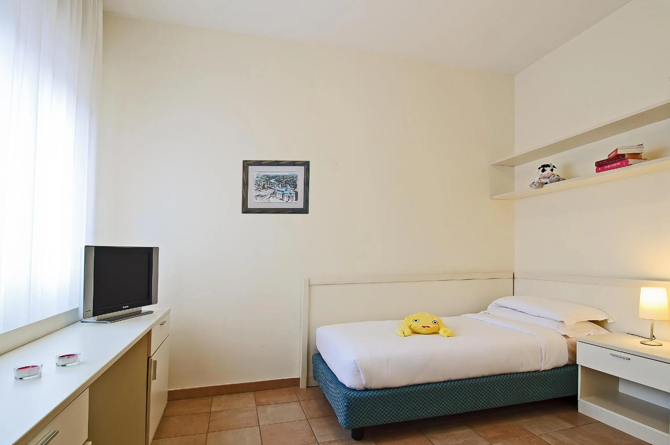 Bedroom, Bed in Residence I Triangoli