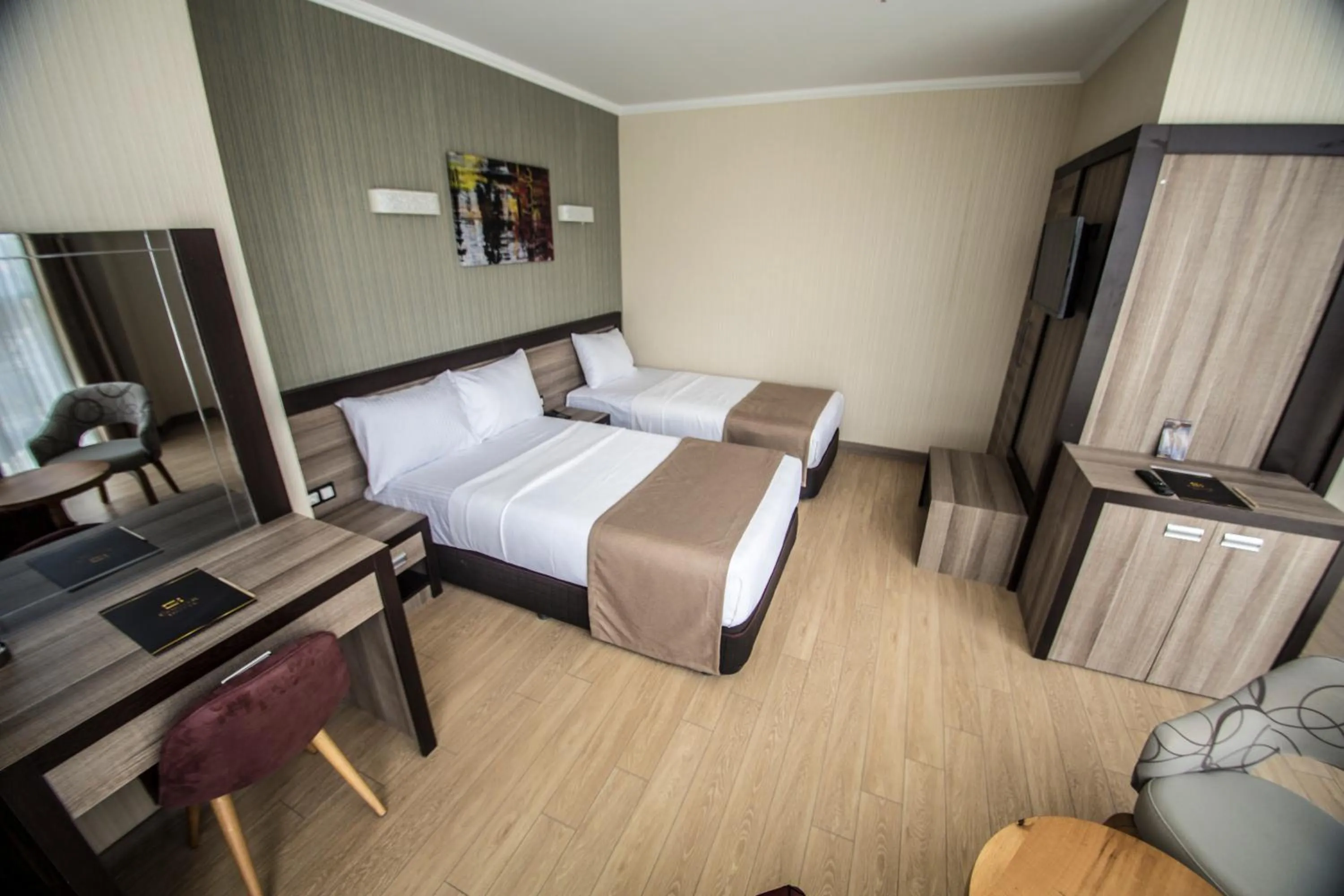 Bed in The Corner Hotel