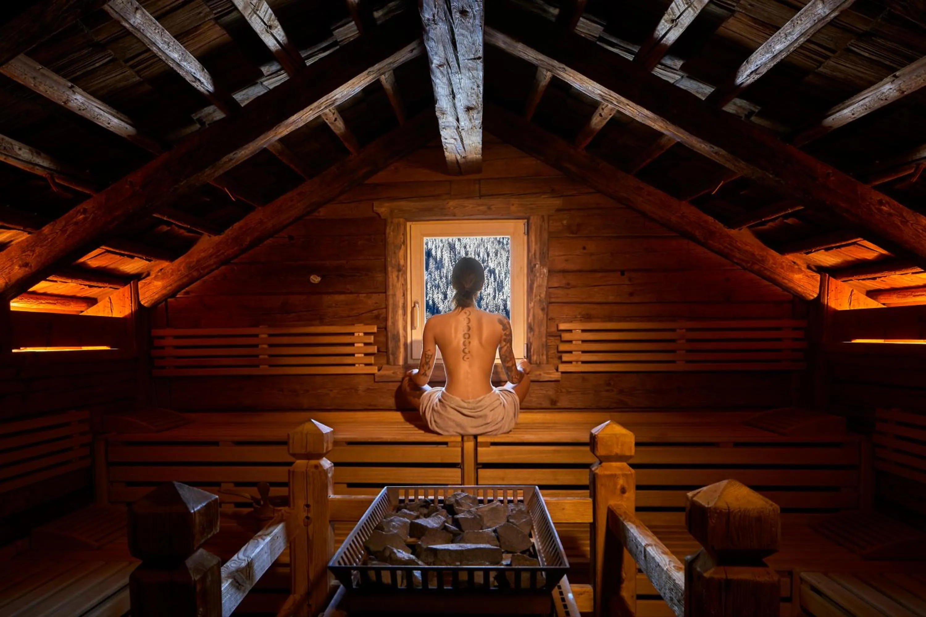 Sauna in Sporthotel Panorama