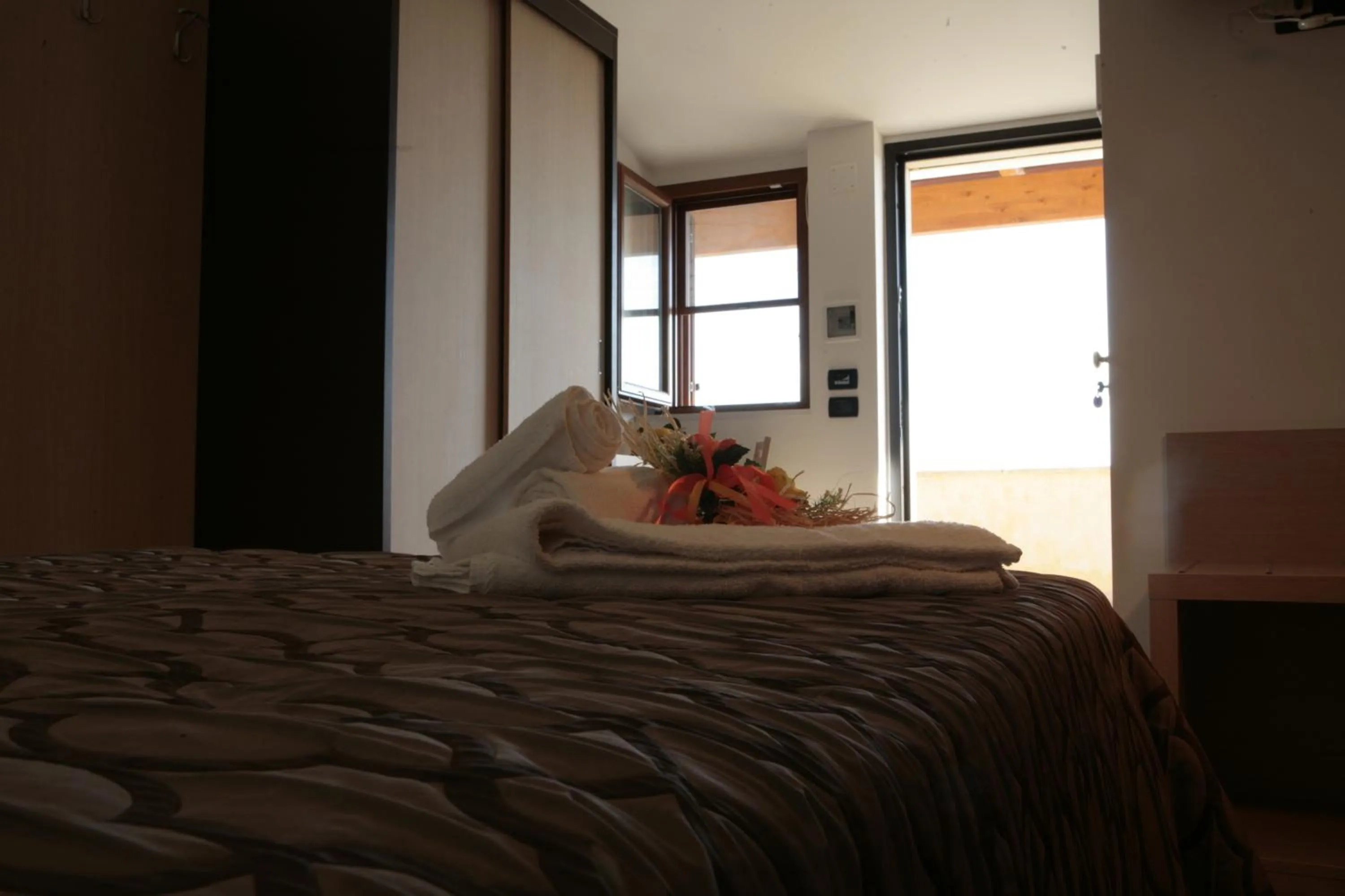 Decorative detail, Bed in Albergo Il Giardino