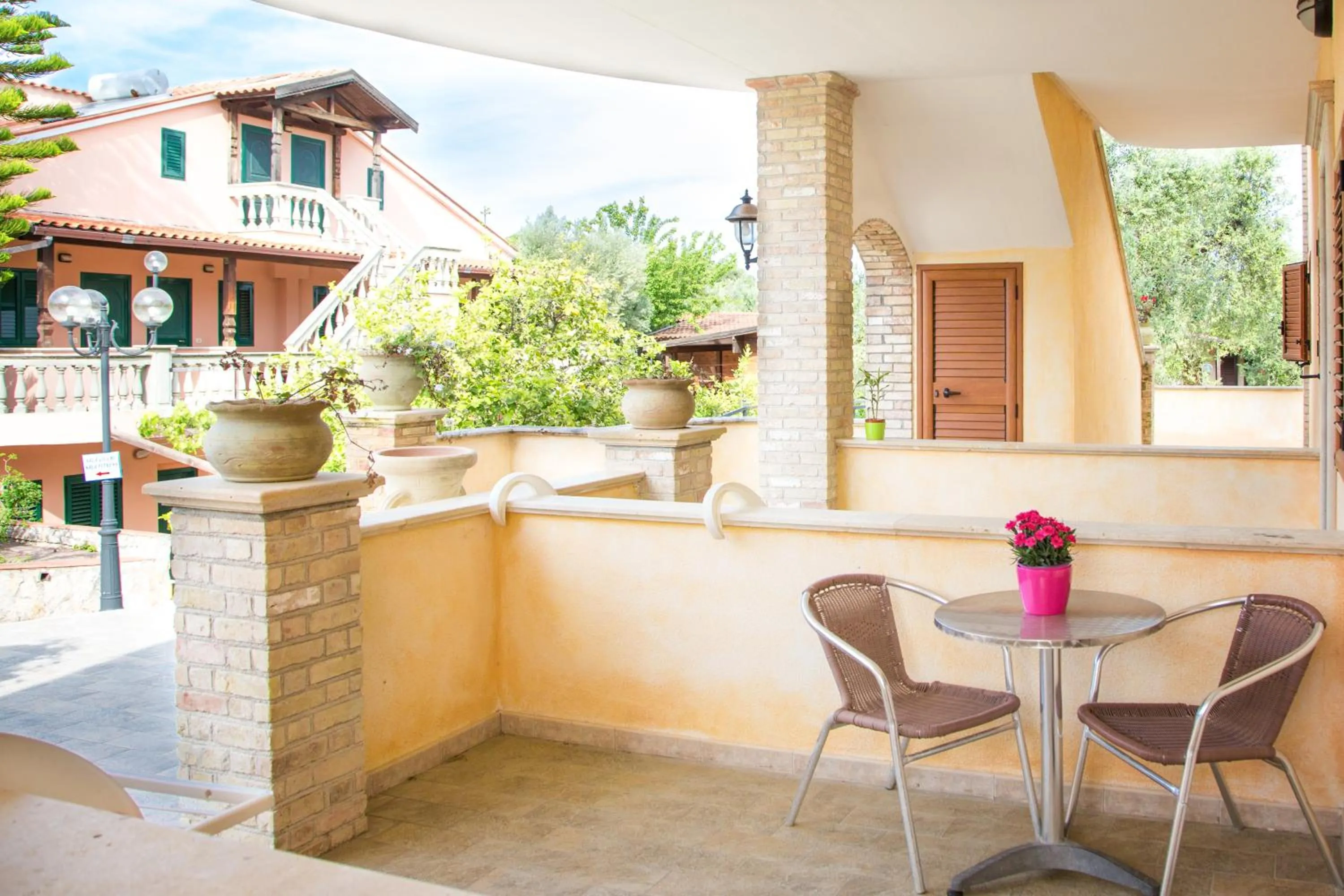 Balcony/Terrace in Albergo Il Giardino