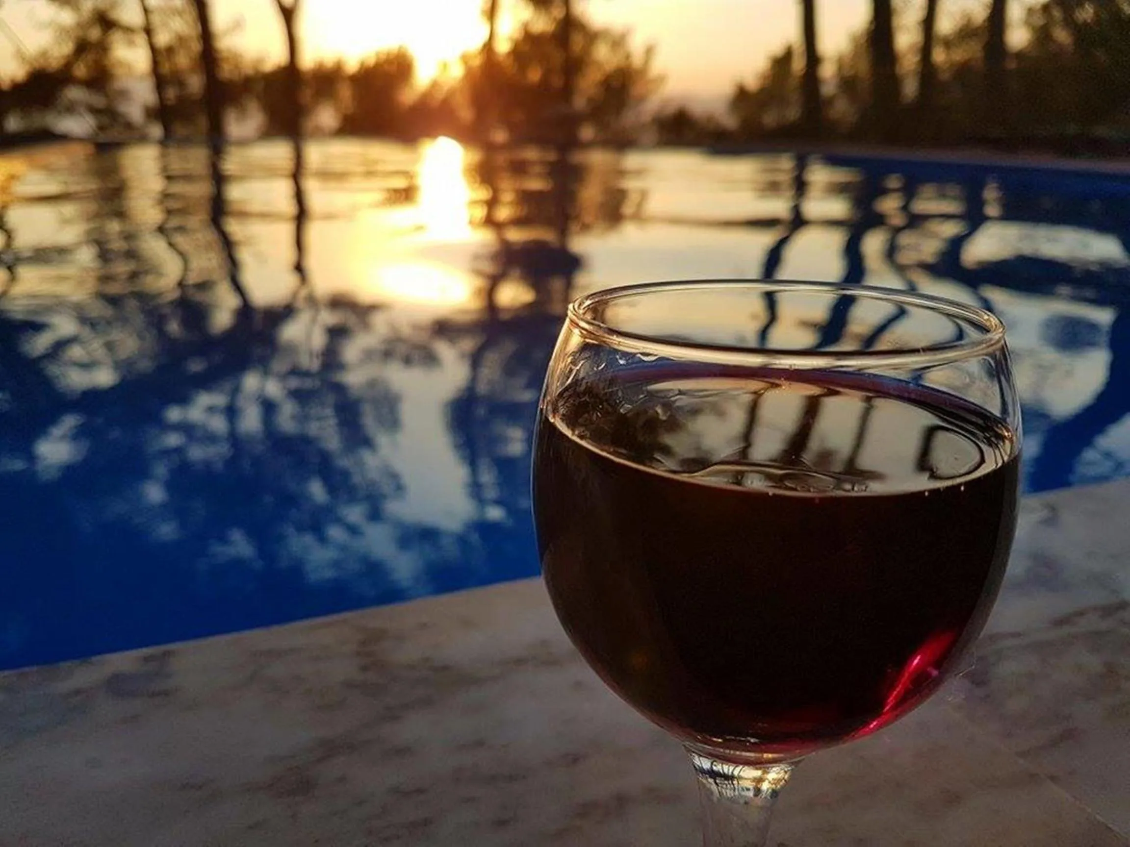 Sunset in HavaSuPark Bungalows