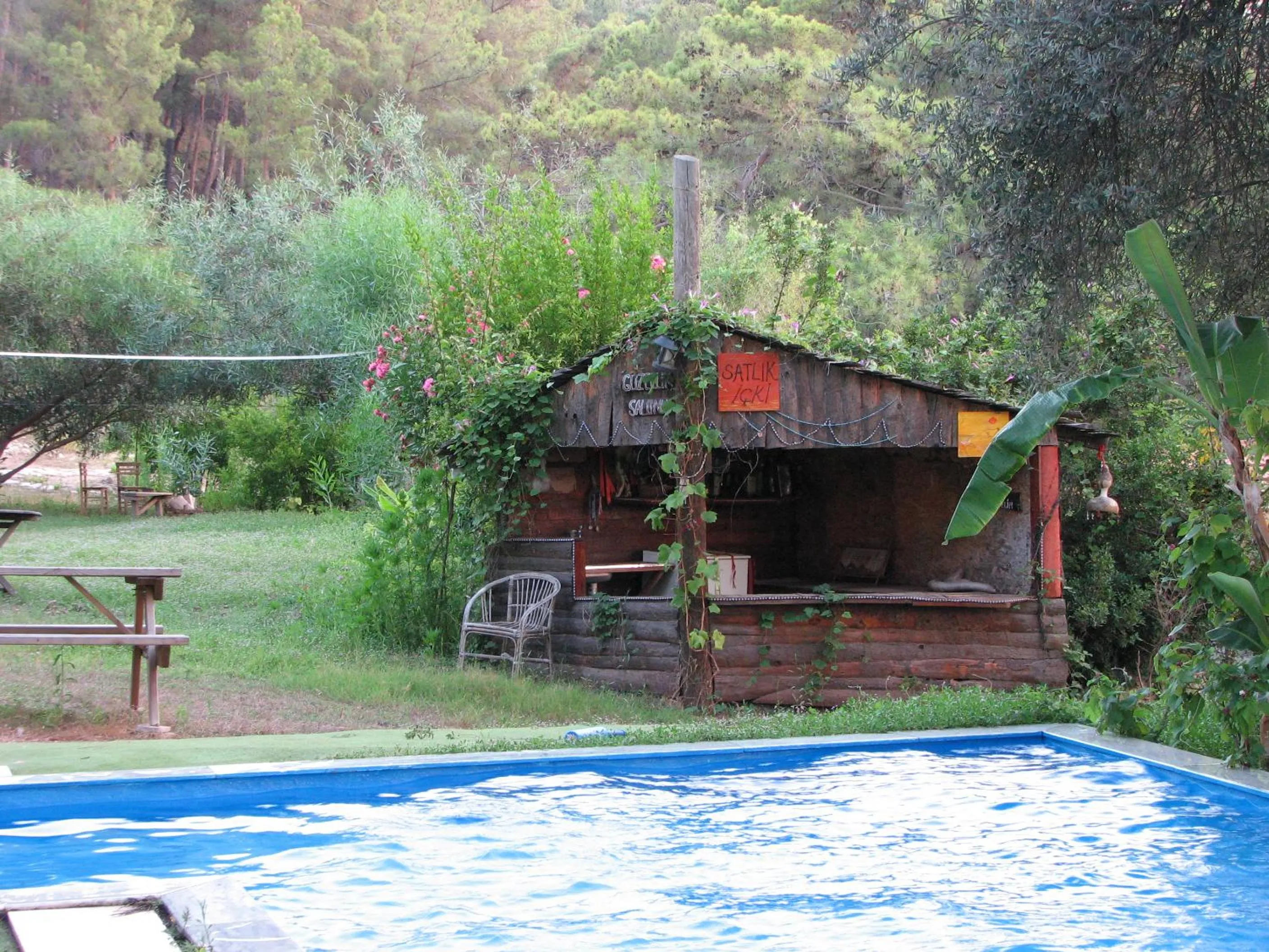 Pool view in HavaSuPark Bungalows