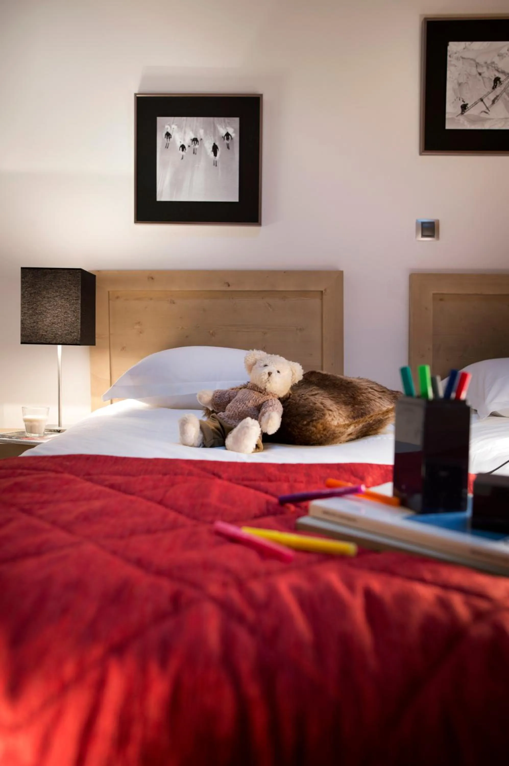 Bedroom, Bed in CGH Résidences & Spas Chalet Les Marmottons
