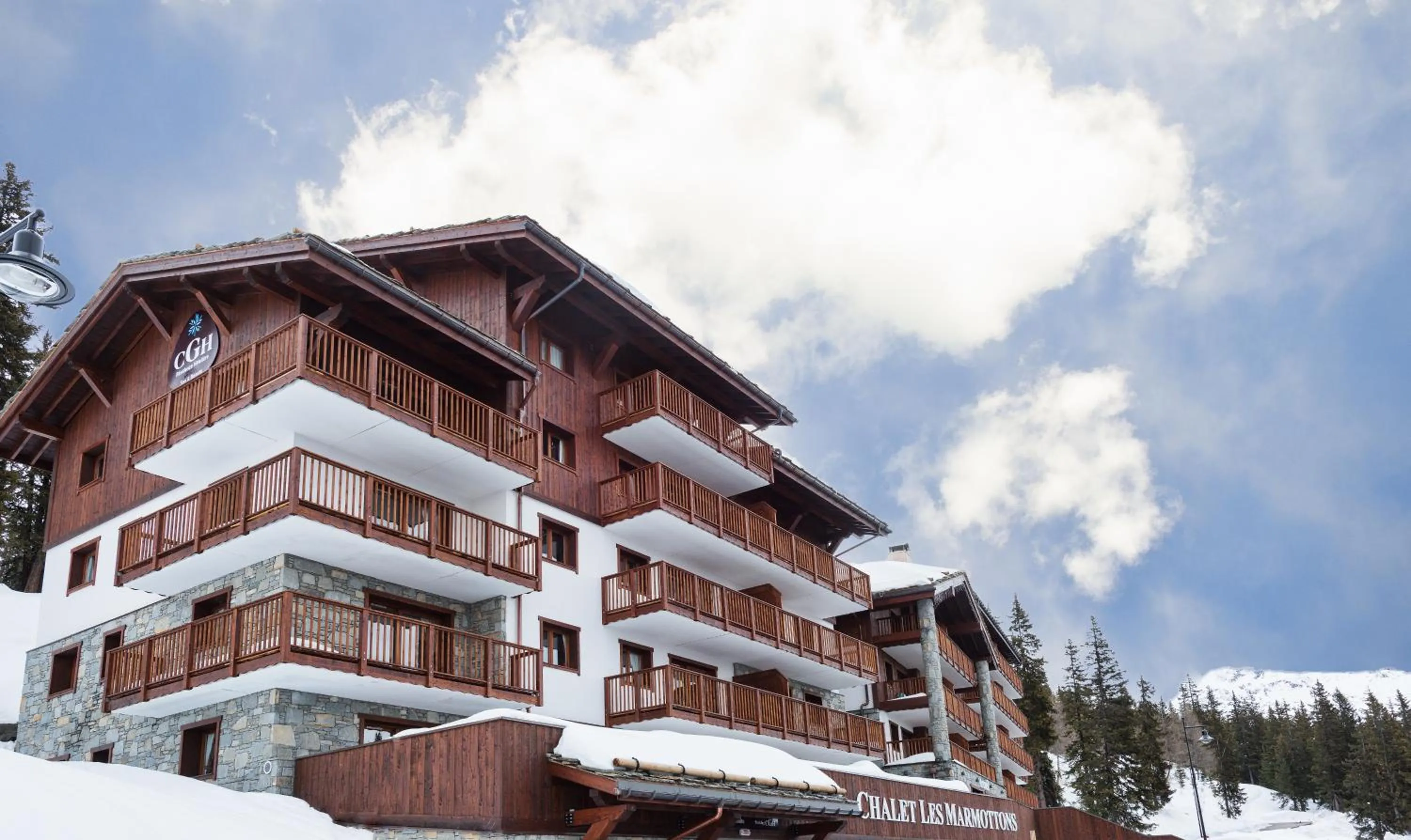 Property building in CGH Résidences & Spas Chalet Les Marmottons