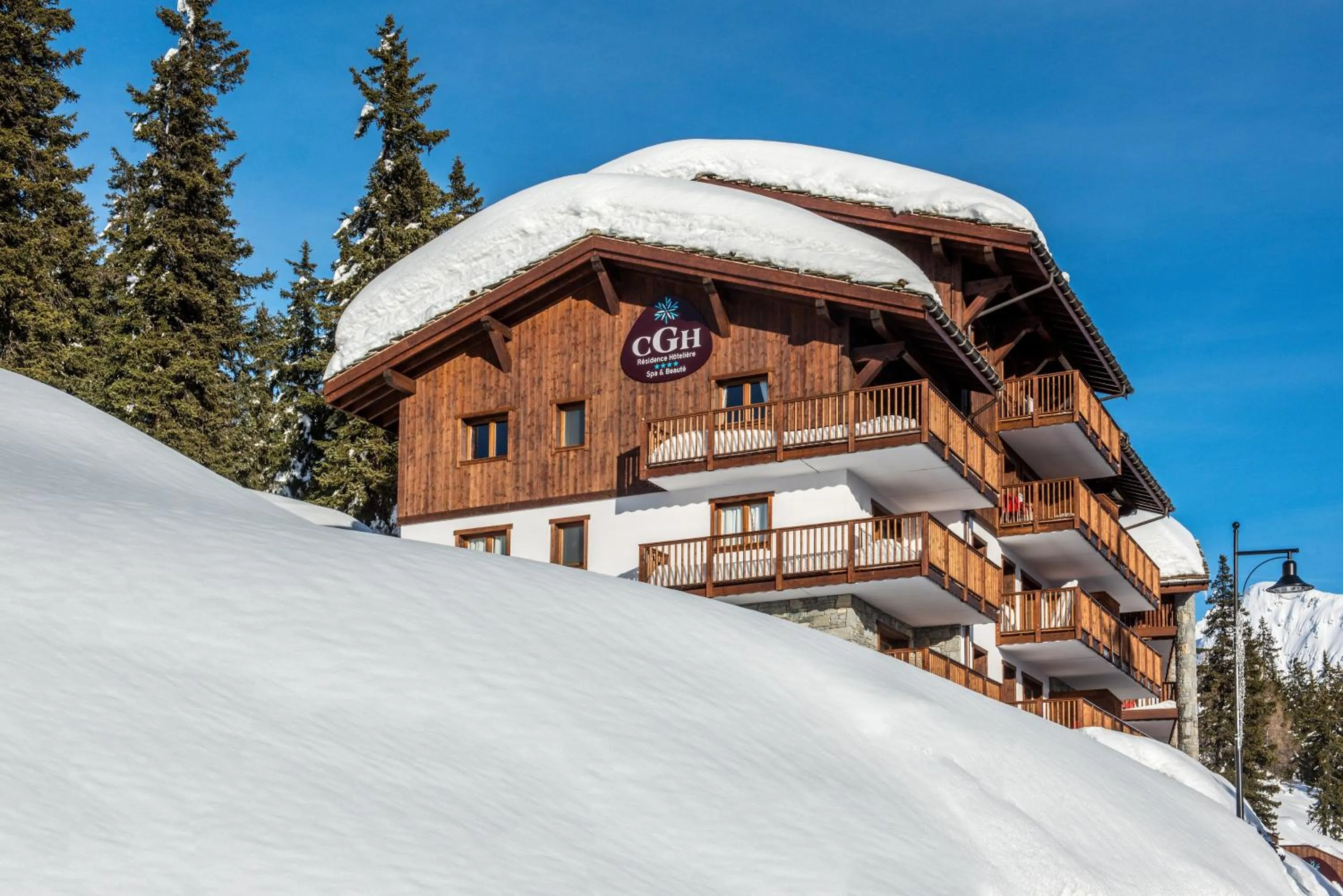 Property building in CGH Résidences & Spas Chalet Les Marmottons