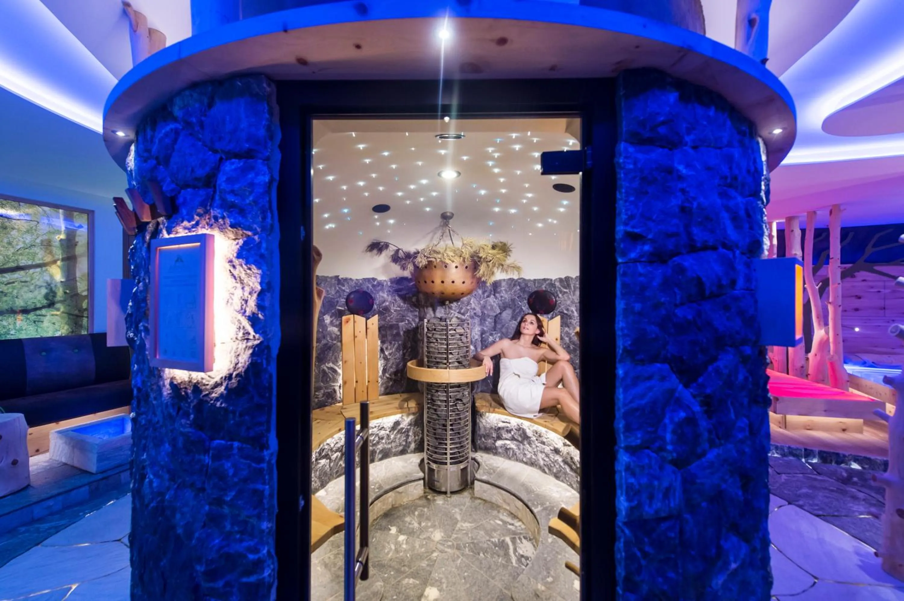 Sauna in ABINEA Dolomiti Romantic SPA