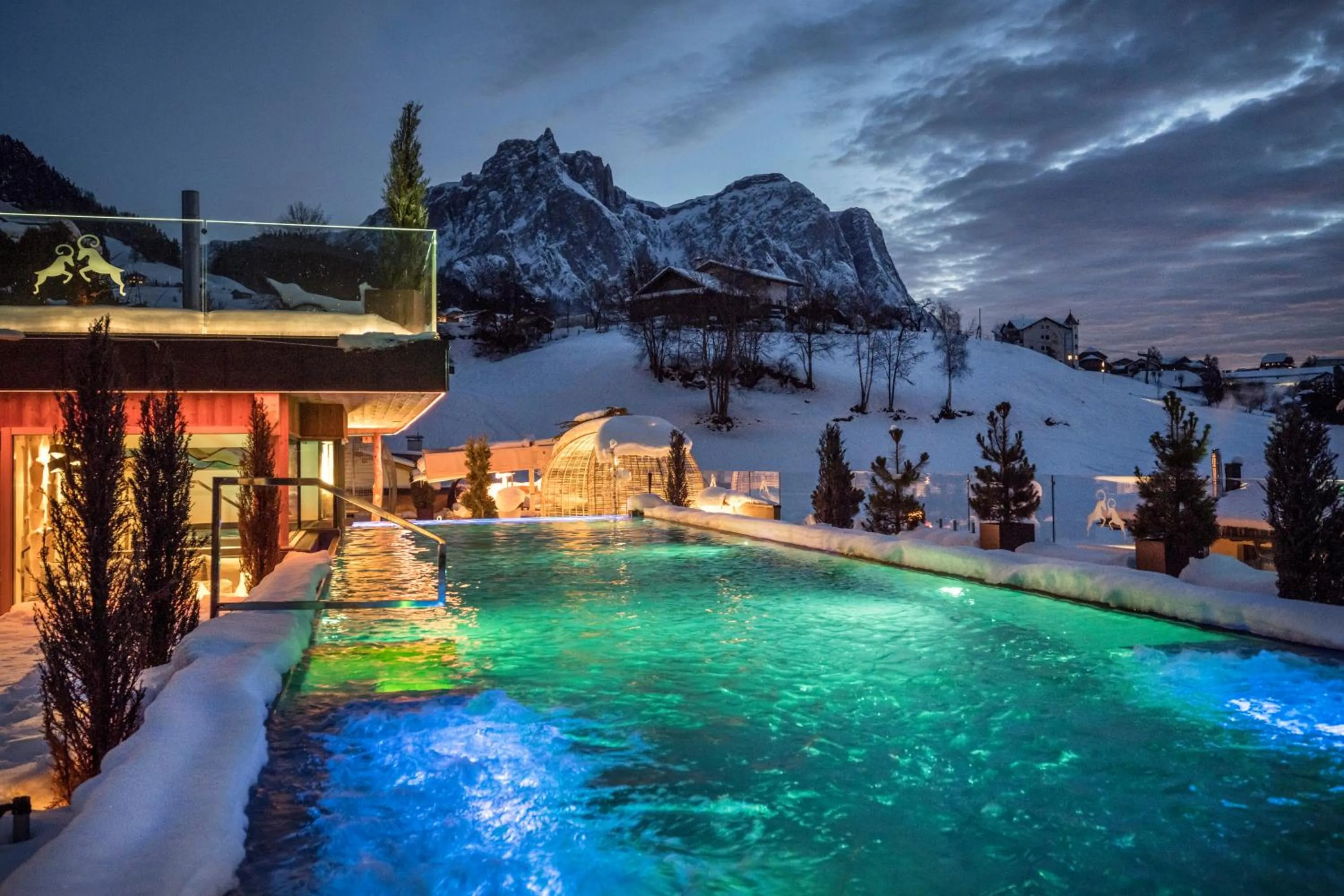 Swimming pool in ABINEA Dolomiti Romantic SPA
