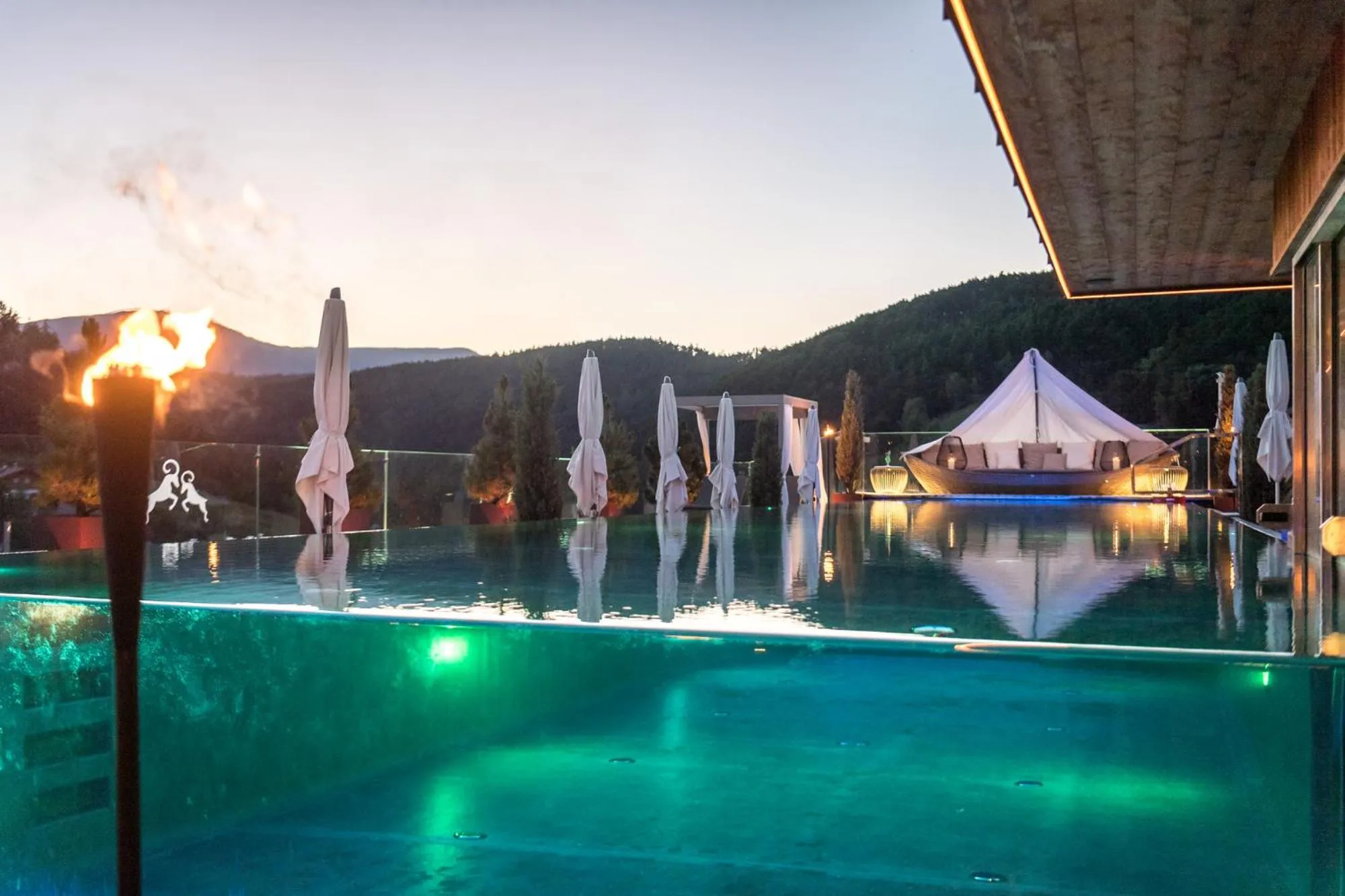 Swimming pool in ABINEA Dolomiti Romantic SPA