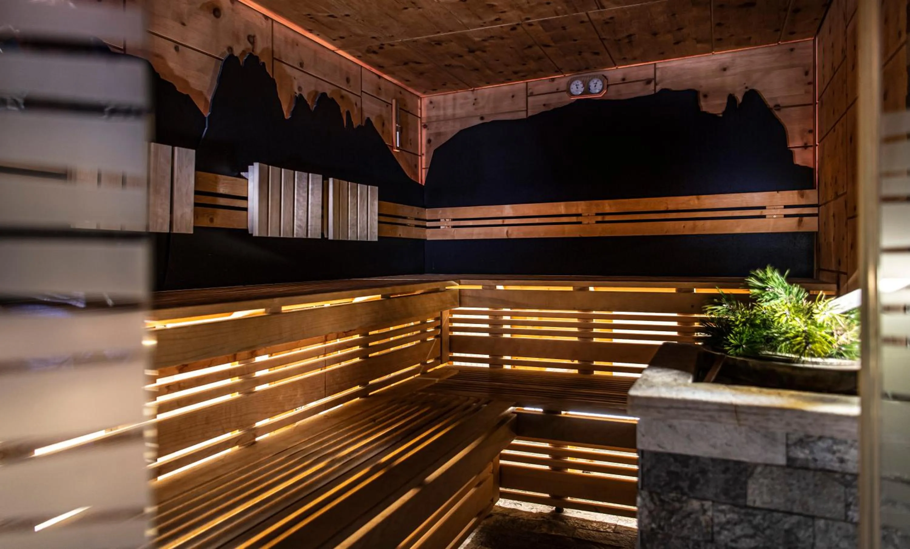 Sauna in ABINEA Dolomiti Romantic SPA