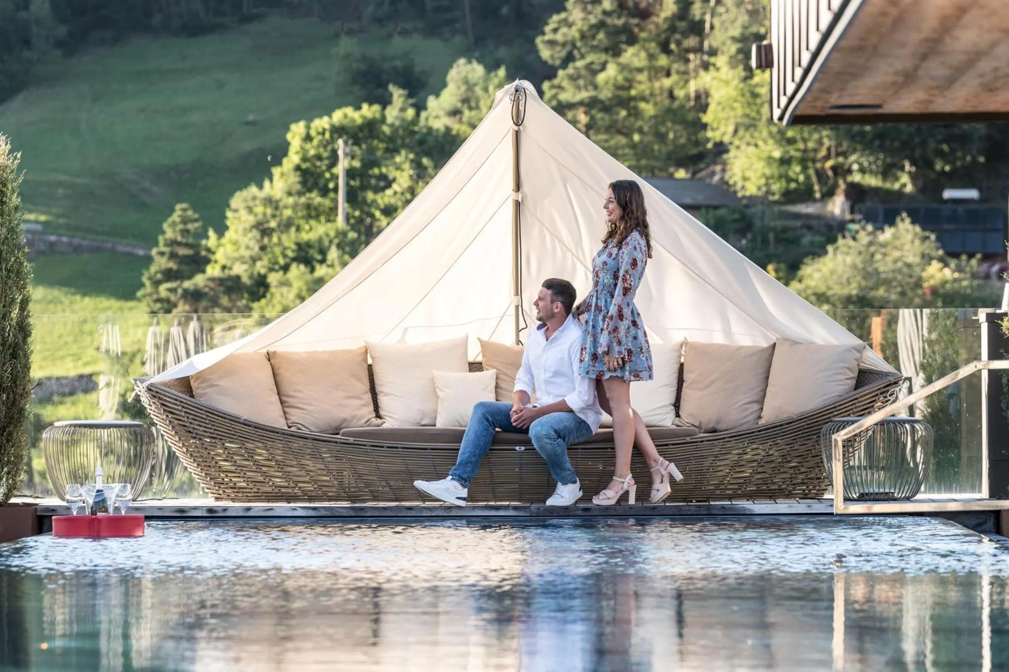 Swimming pool in ABINEA Dolomiti Romantic SPA
