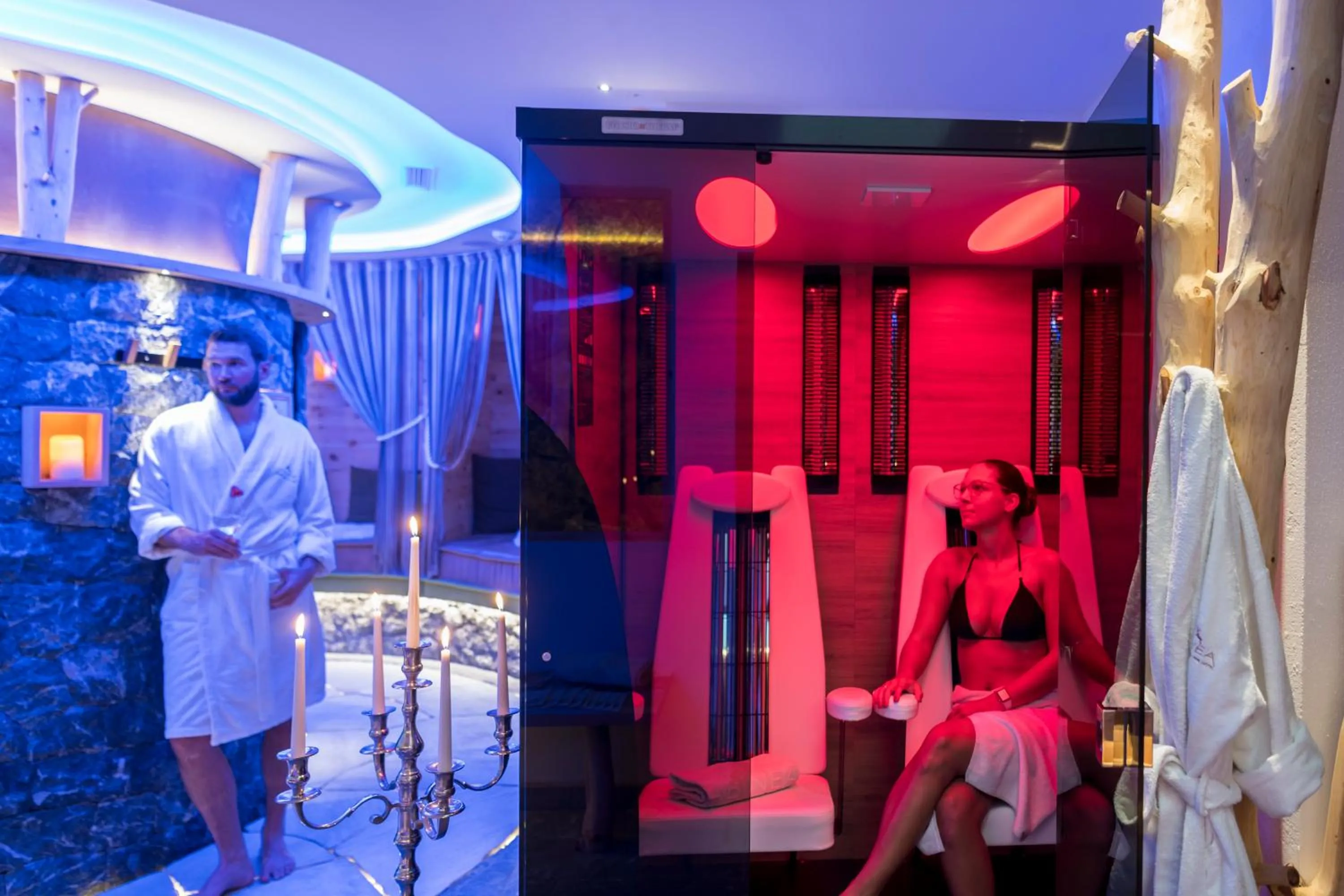 Spa and wellness centre/facilities in ABINEA Dolomiti Romantic SPA
