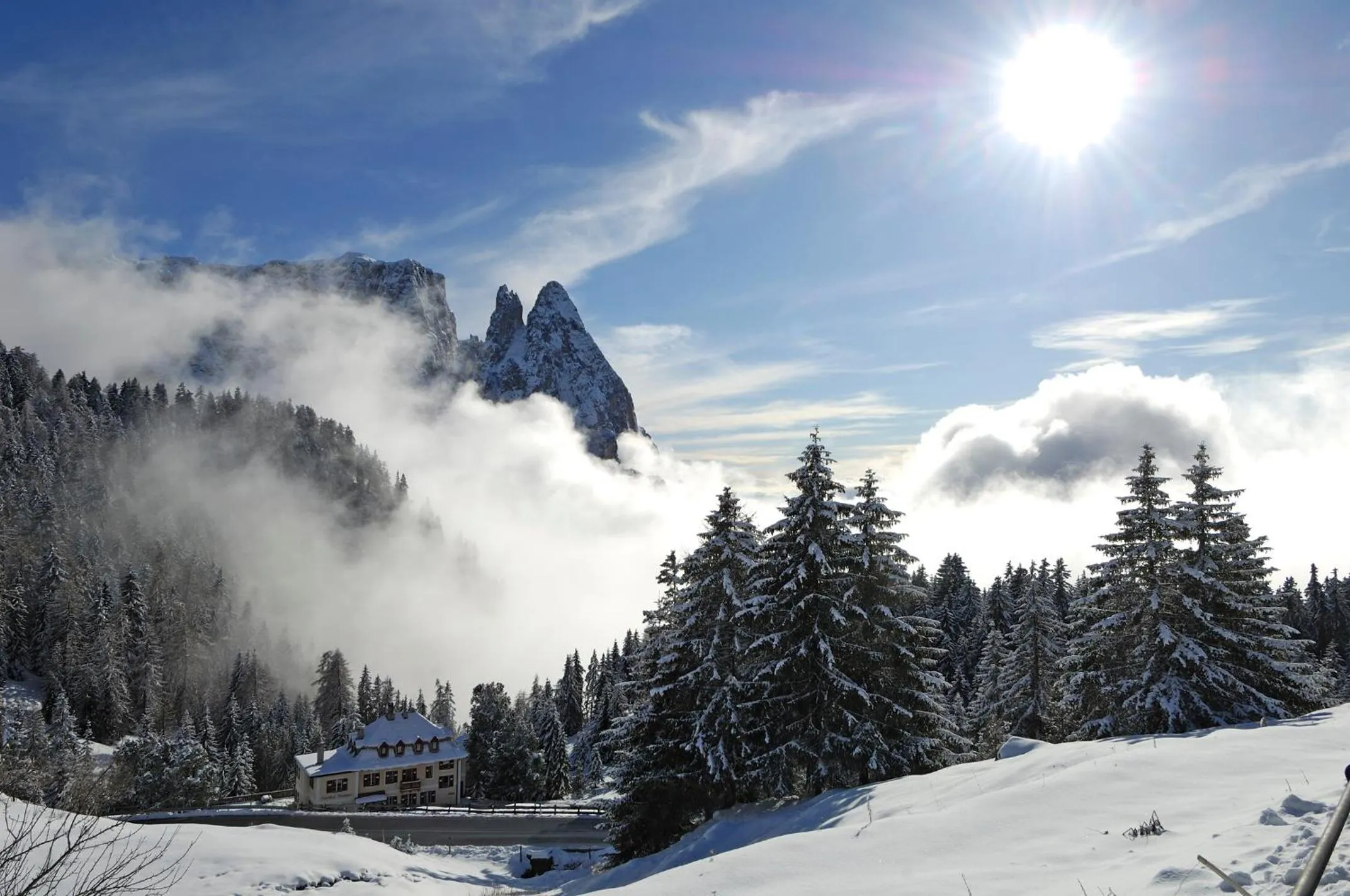 Natural landscape in ABINEA Dolomiti Romantic SPA