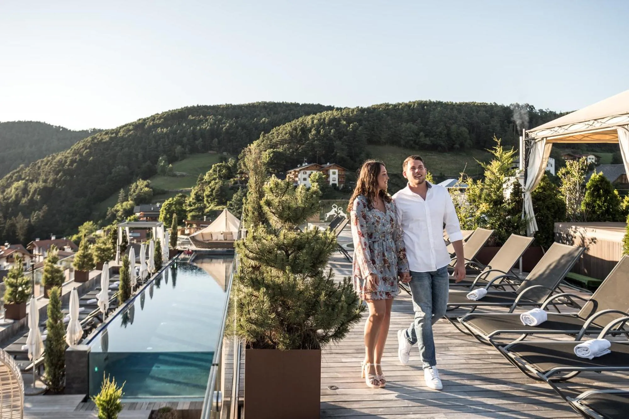 Swimming pool in ABINEA Dolomiti Romantic SPA