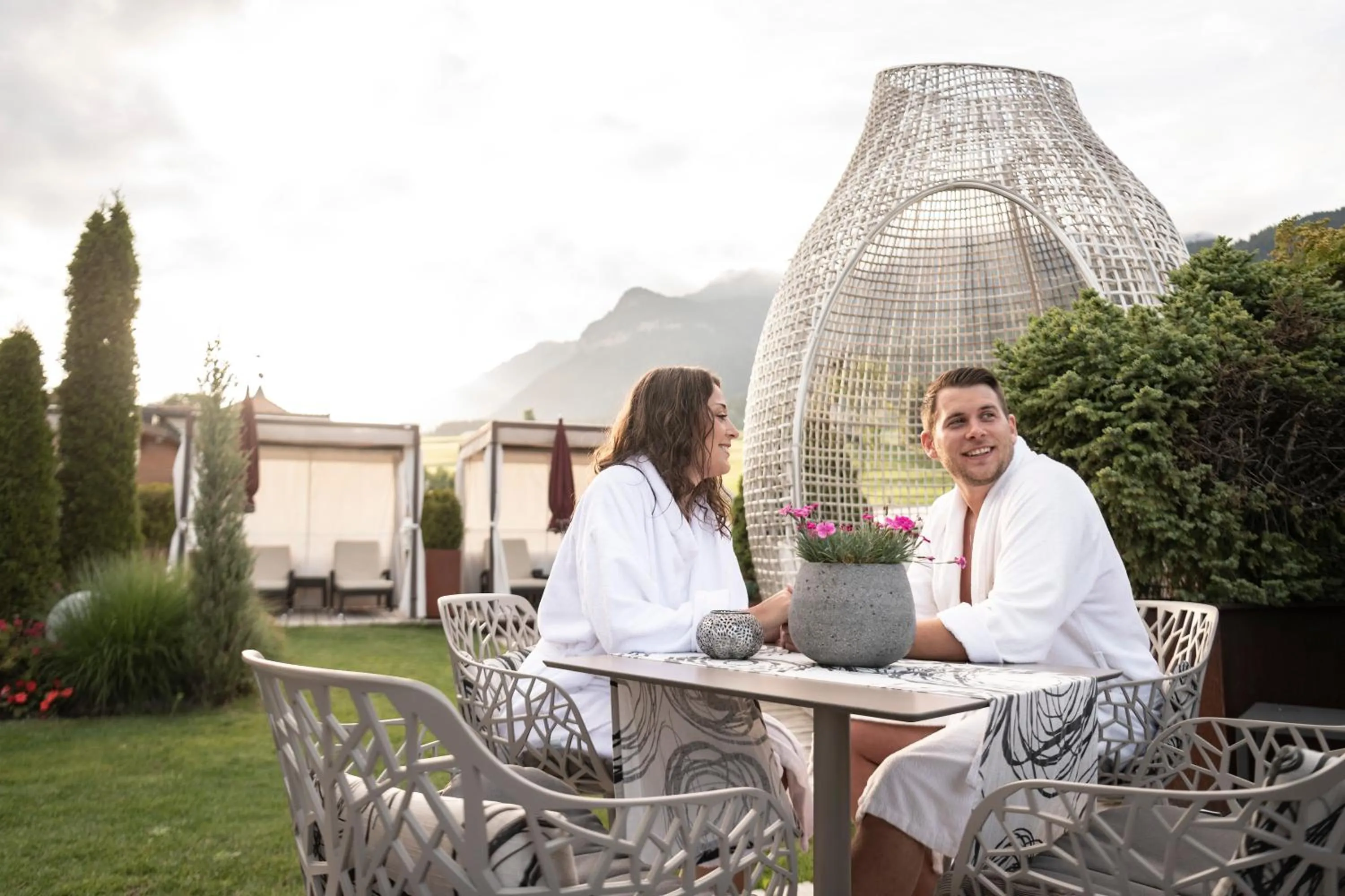 Sunset in ABINEA Dolomiti Romantic SPA