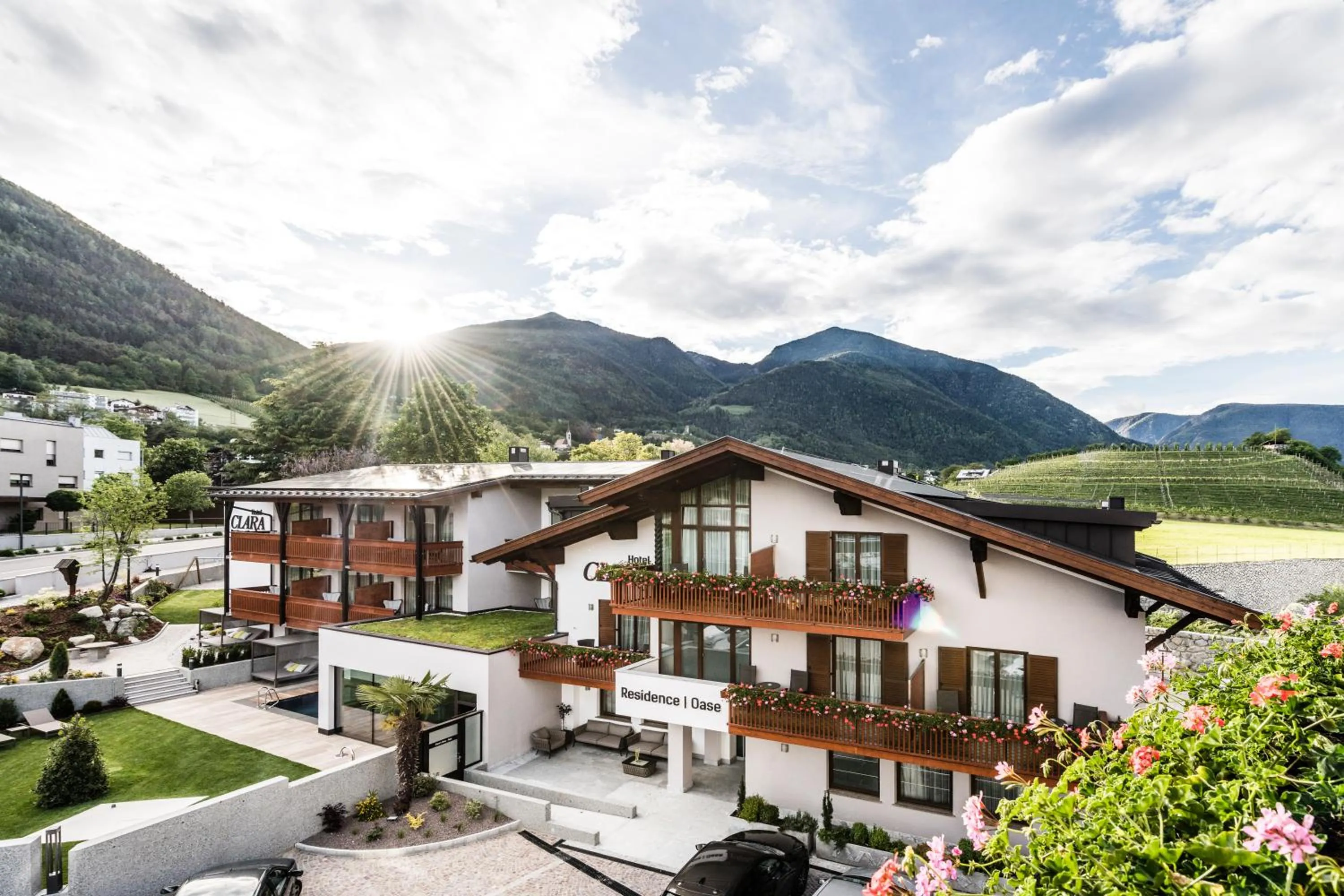 Mountain view in Hotel Clara