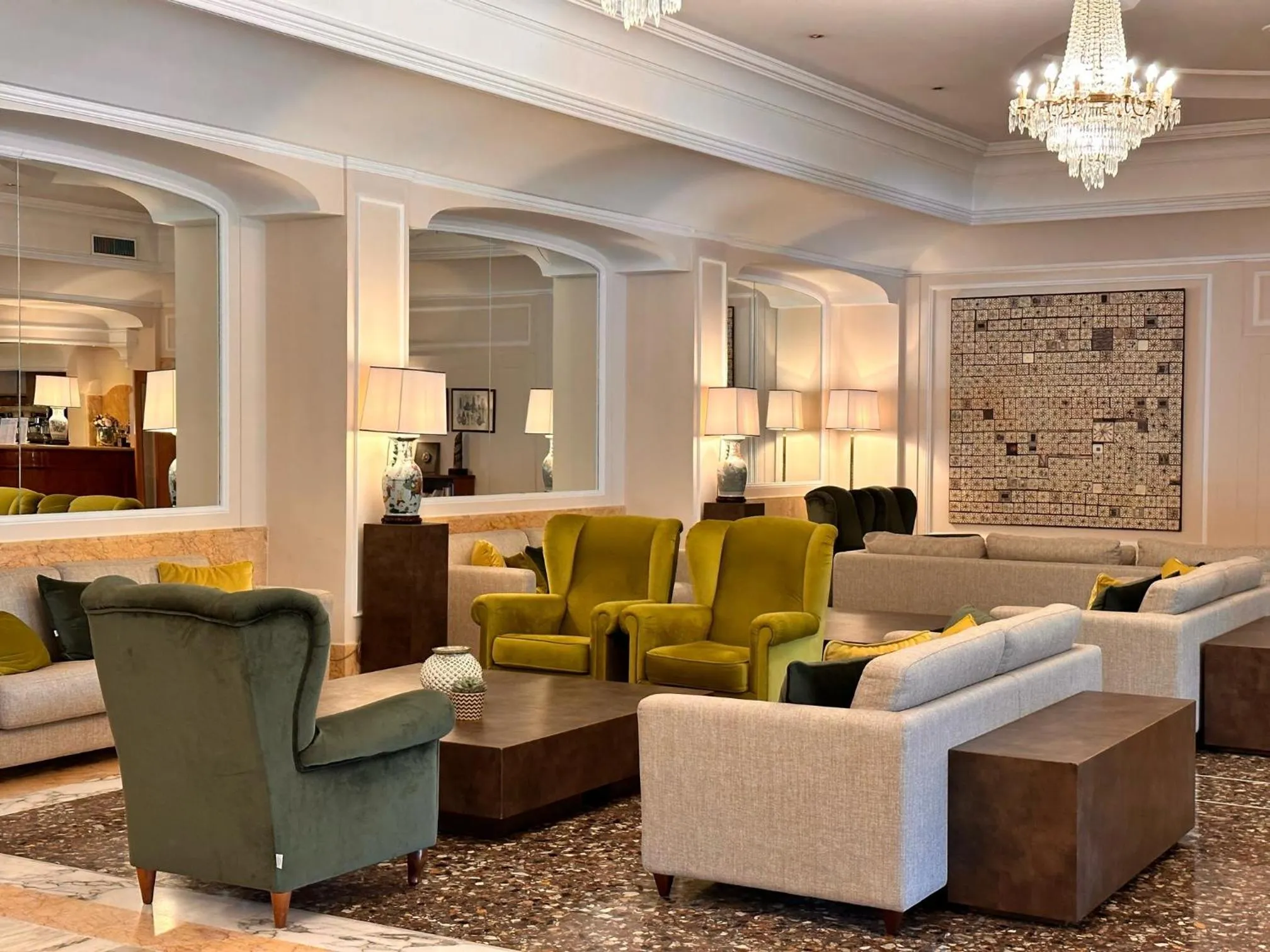 Communal lounge/ TV room in Hotel San Giorgio