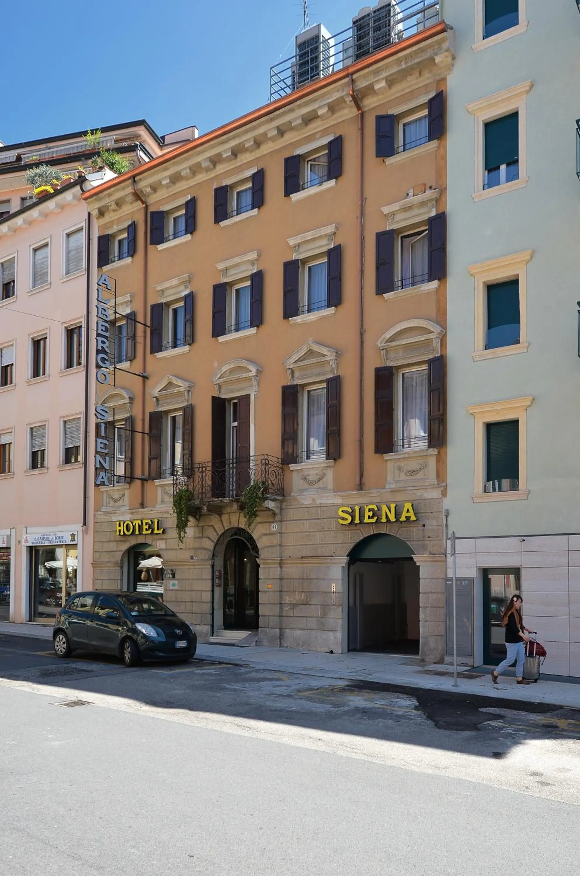 Facade/entrance in Hotel Siena