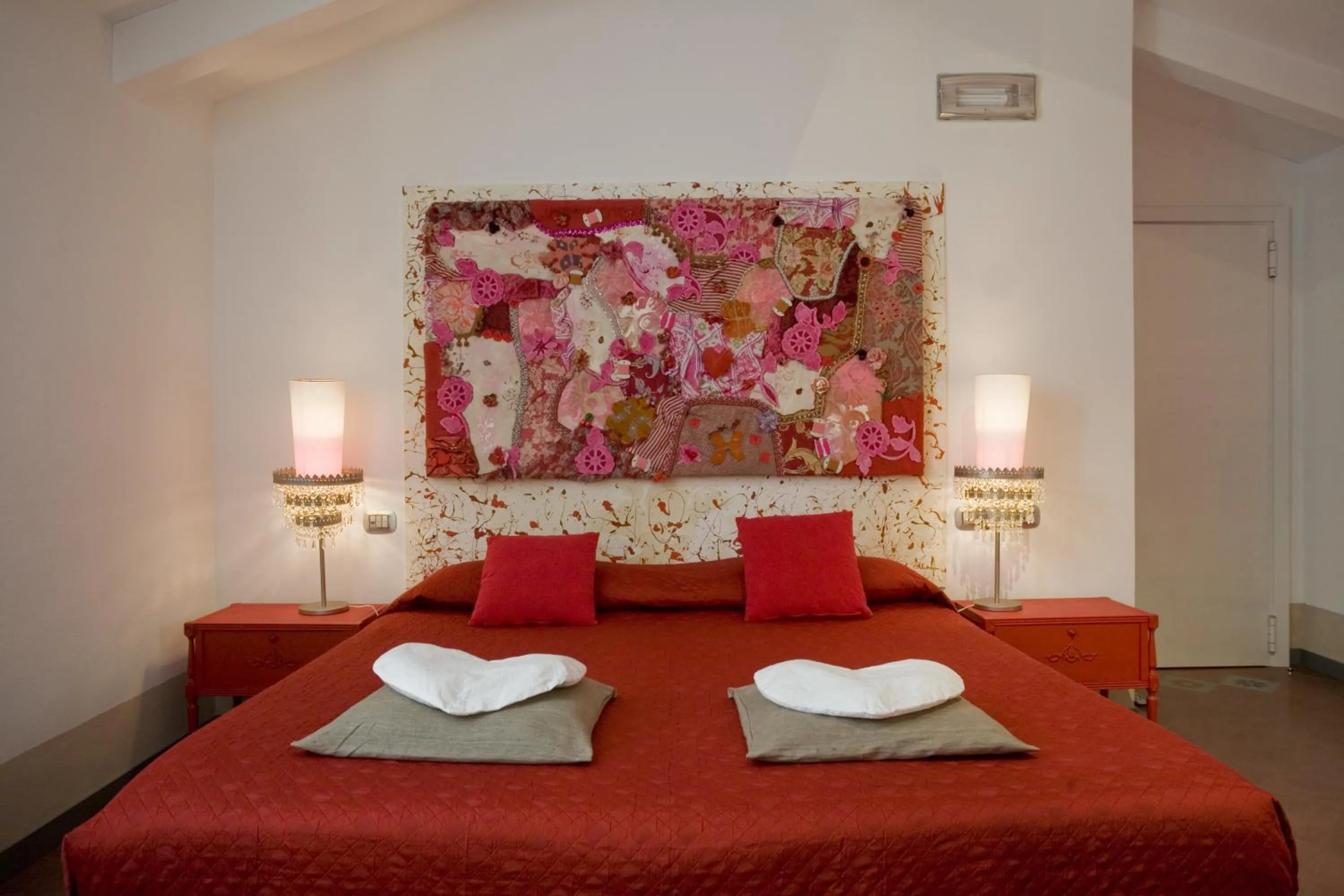 Bedroom, Bed in Art Hotel Al Fagiano