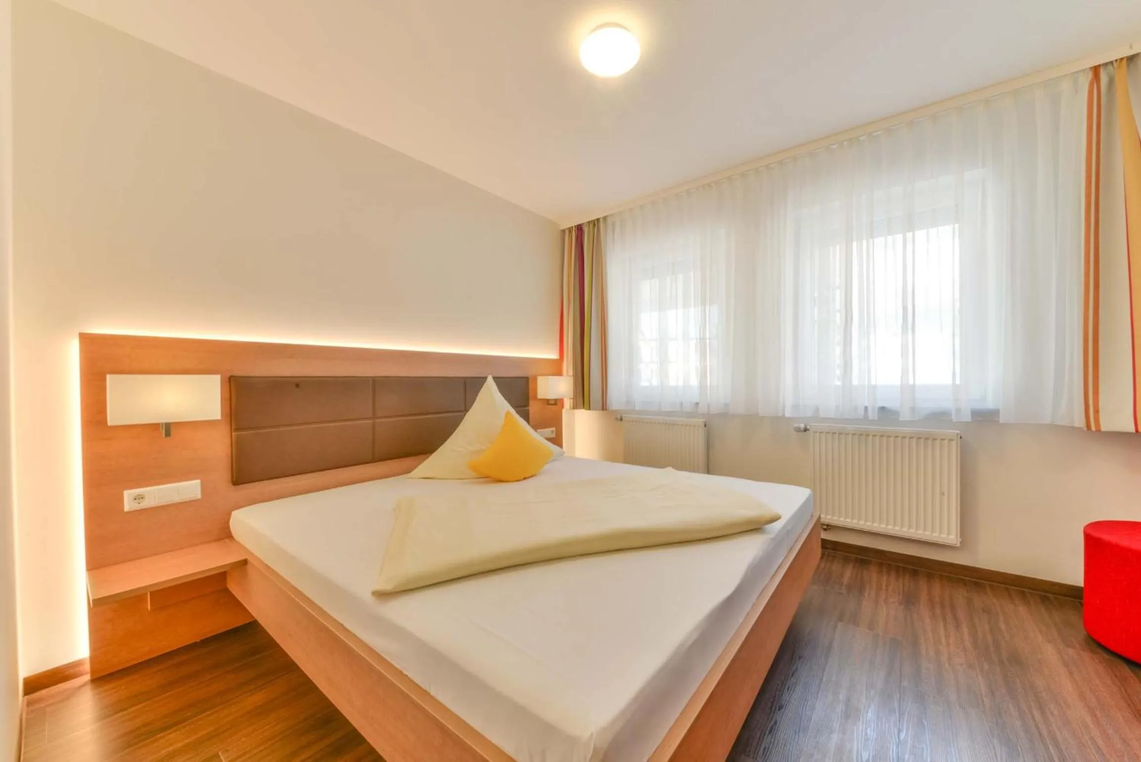 Bed in Hotel Peterhof