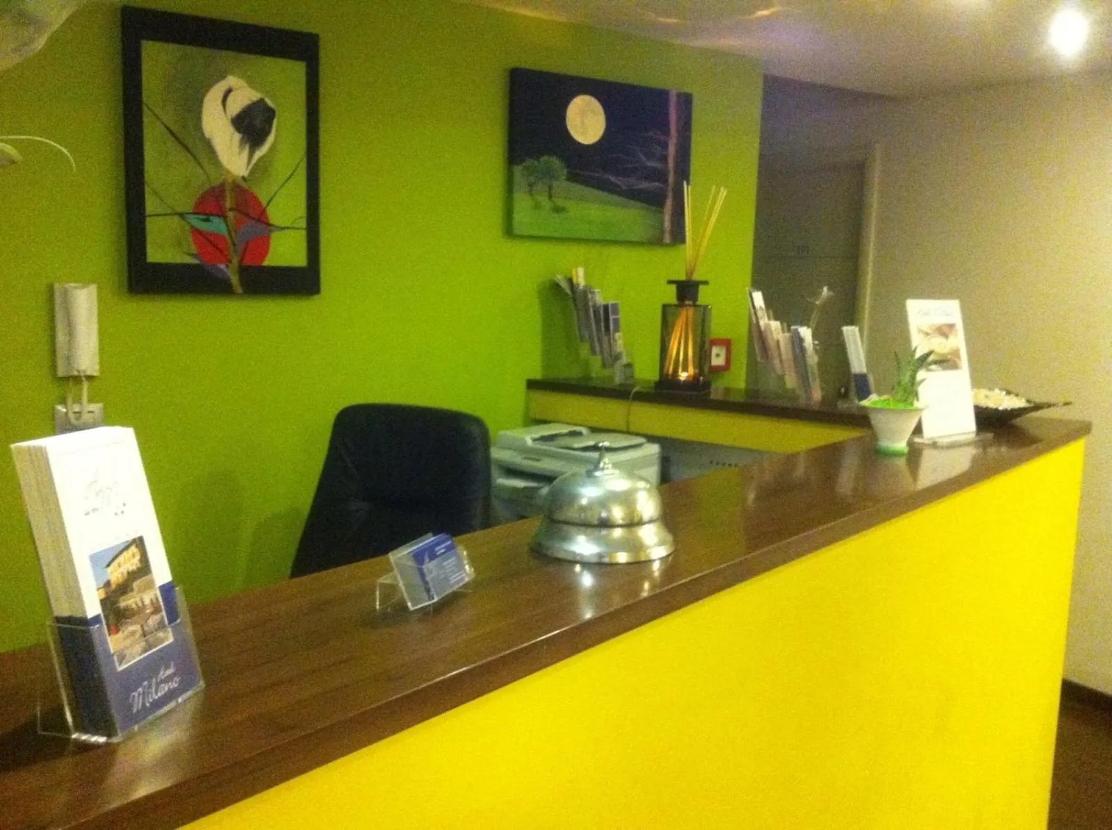 Lobby or reception in Hotel Milano