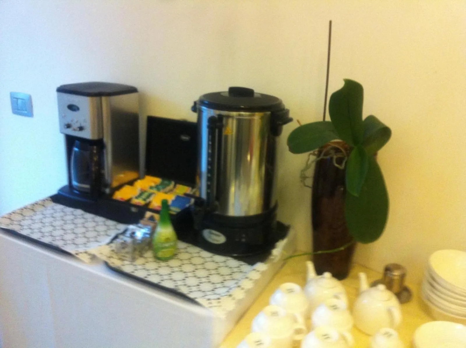 Coffee/tea facilities in Hotel Milano