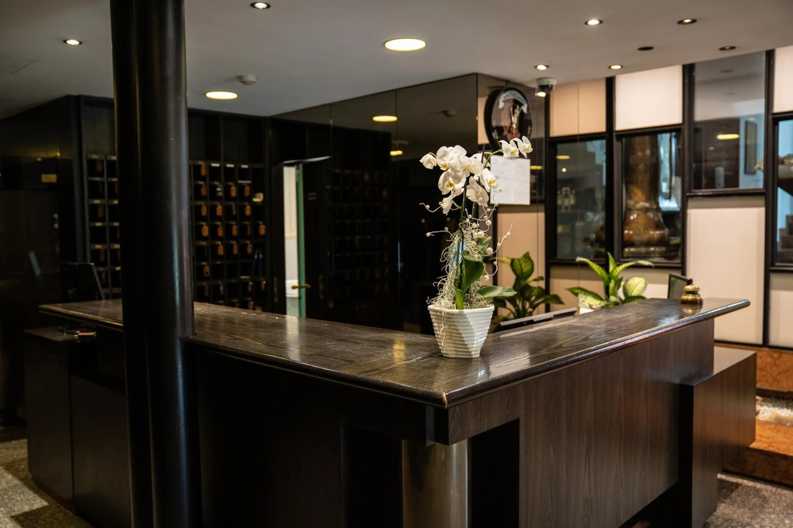 Lobby or reception in Hotel Pergola