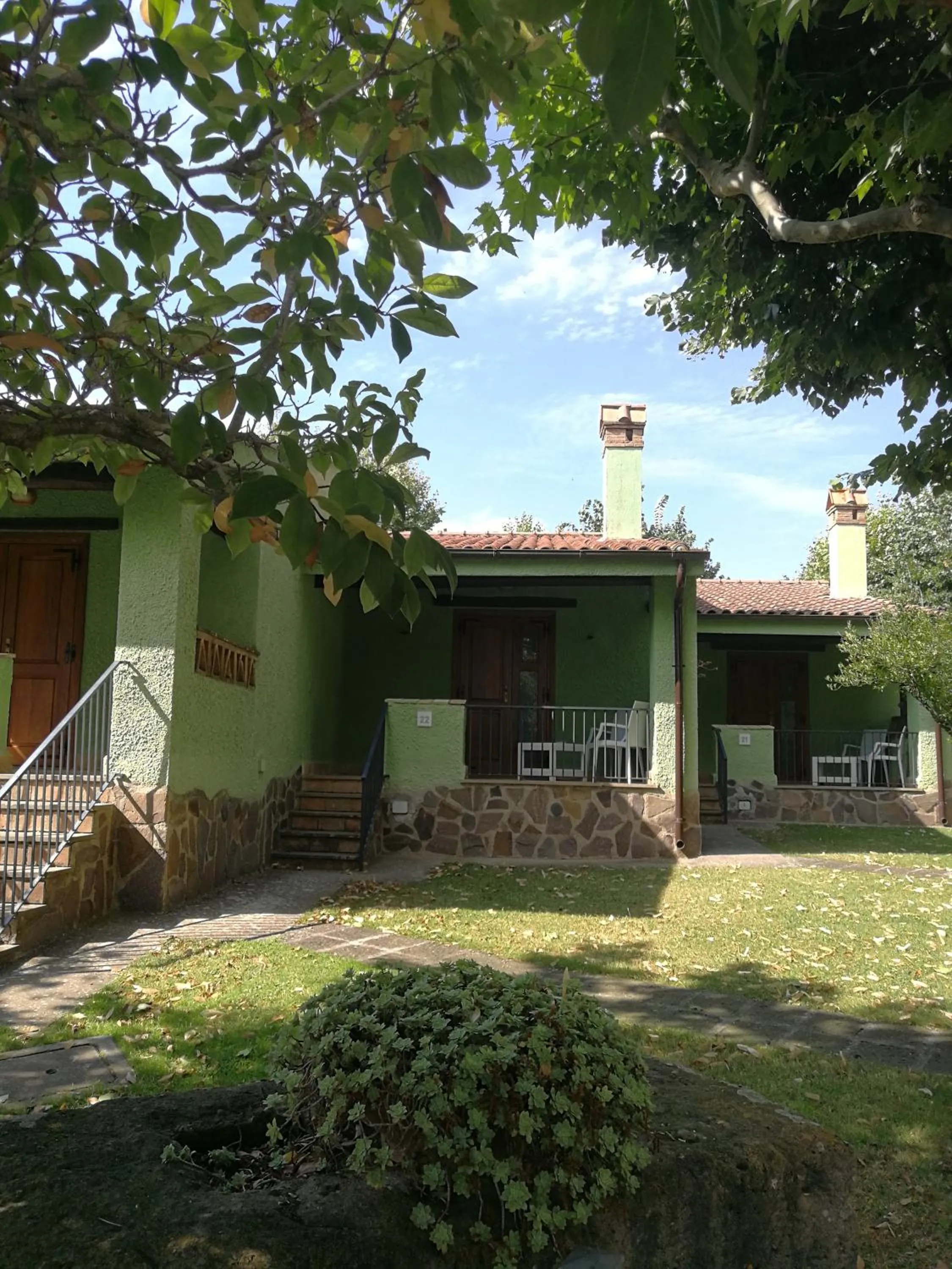 Garden view in Hotel Il Casale