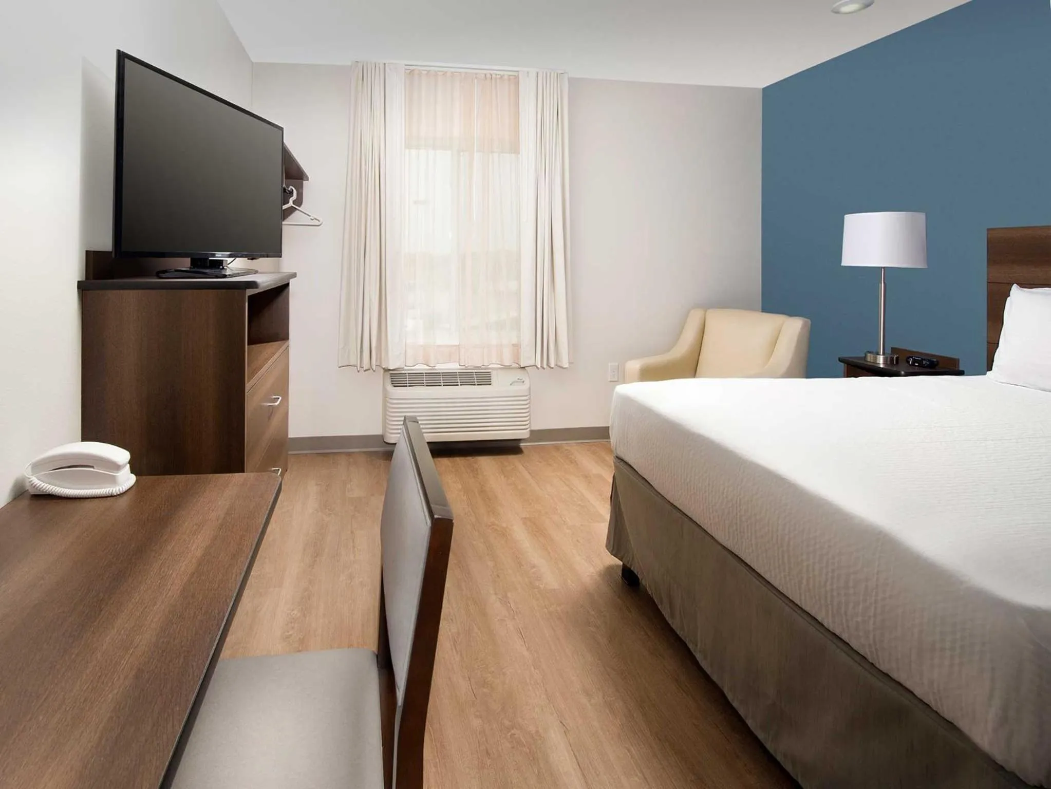 Photo of the whole room in WoodSpring Suites Fargo North Near NDSU