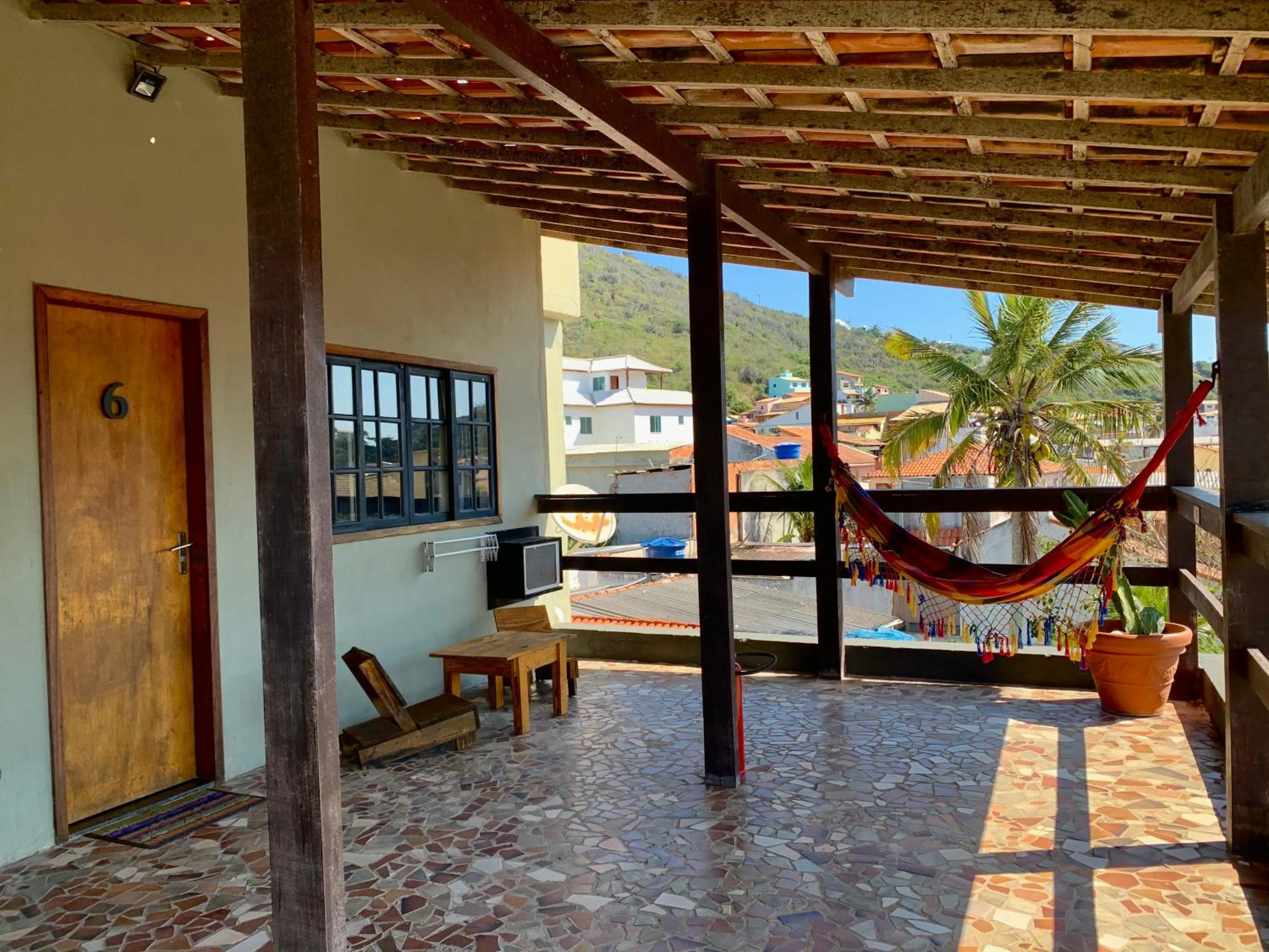 Balcony/Terrace in A Coroa Hostel & Pousada