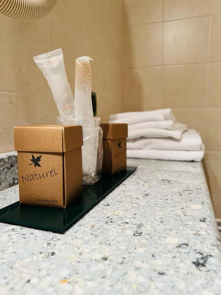 Bed in Hotel Motel Europa