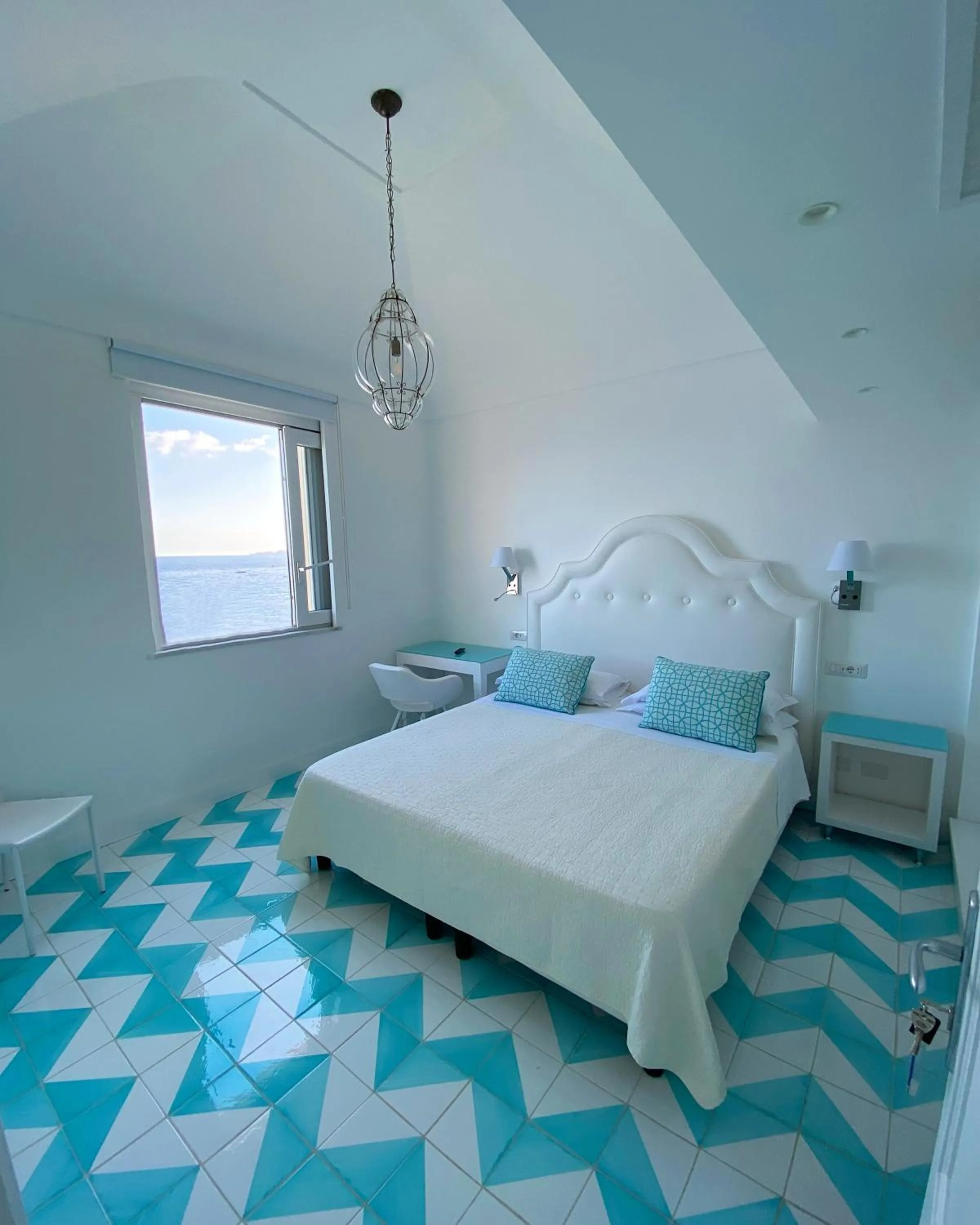 Bedroom, Bed in La Caravella di Positano - Relais, Beach & Residences