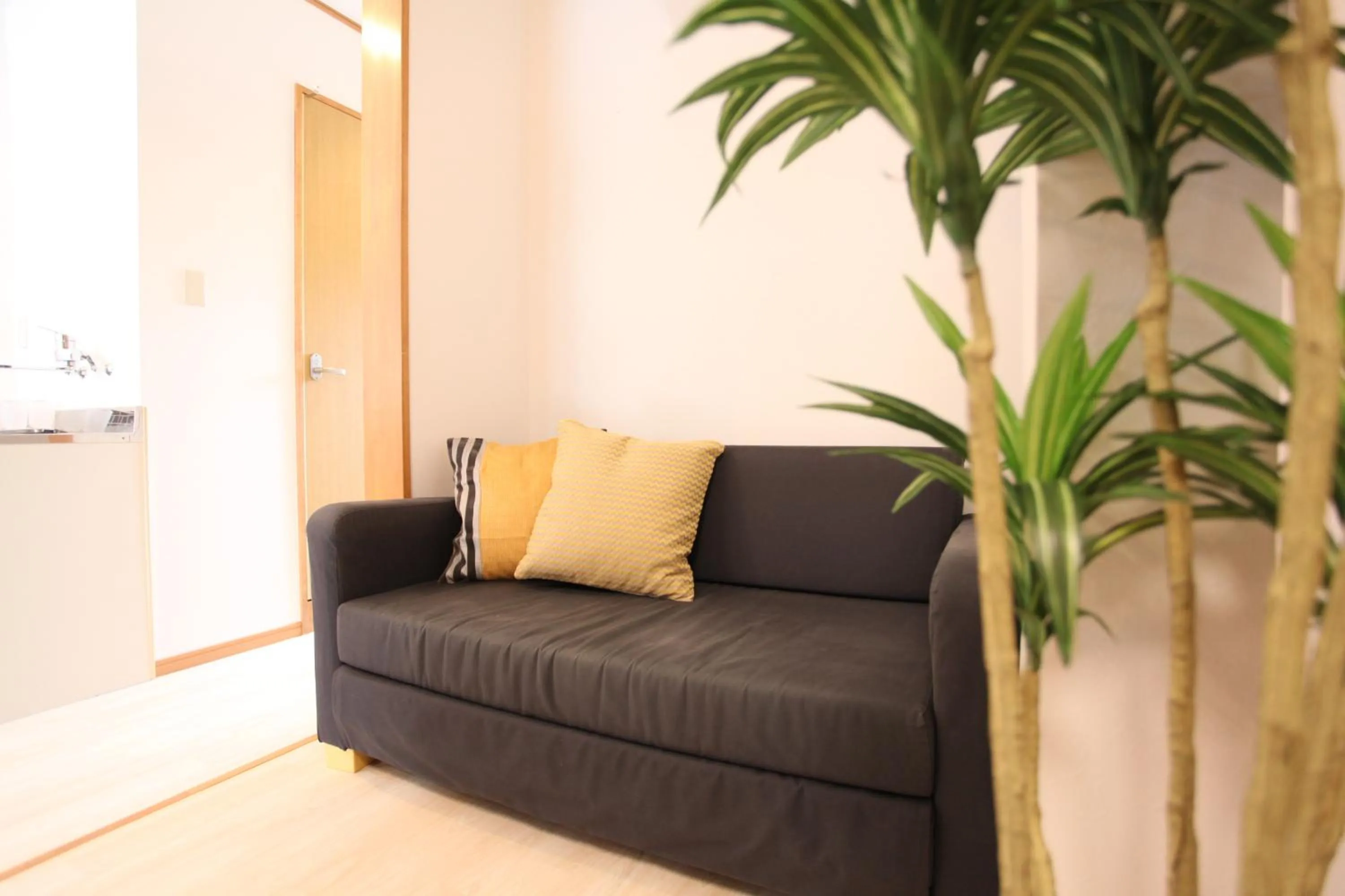 Seating area in Fujiyama Base