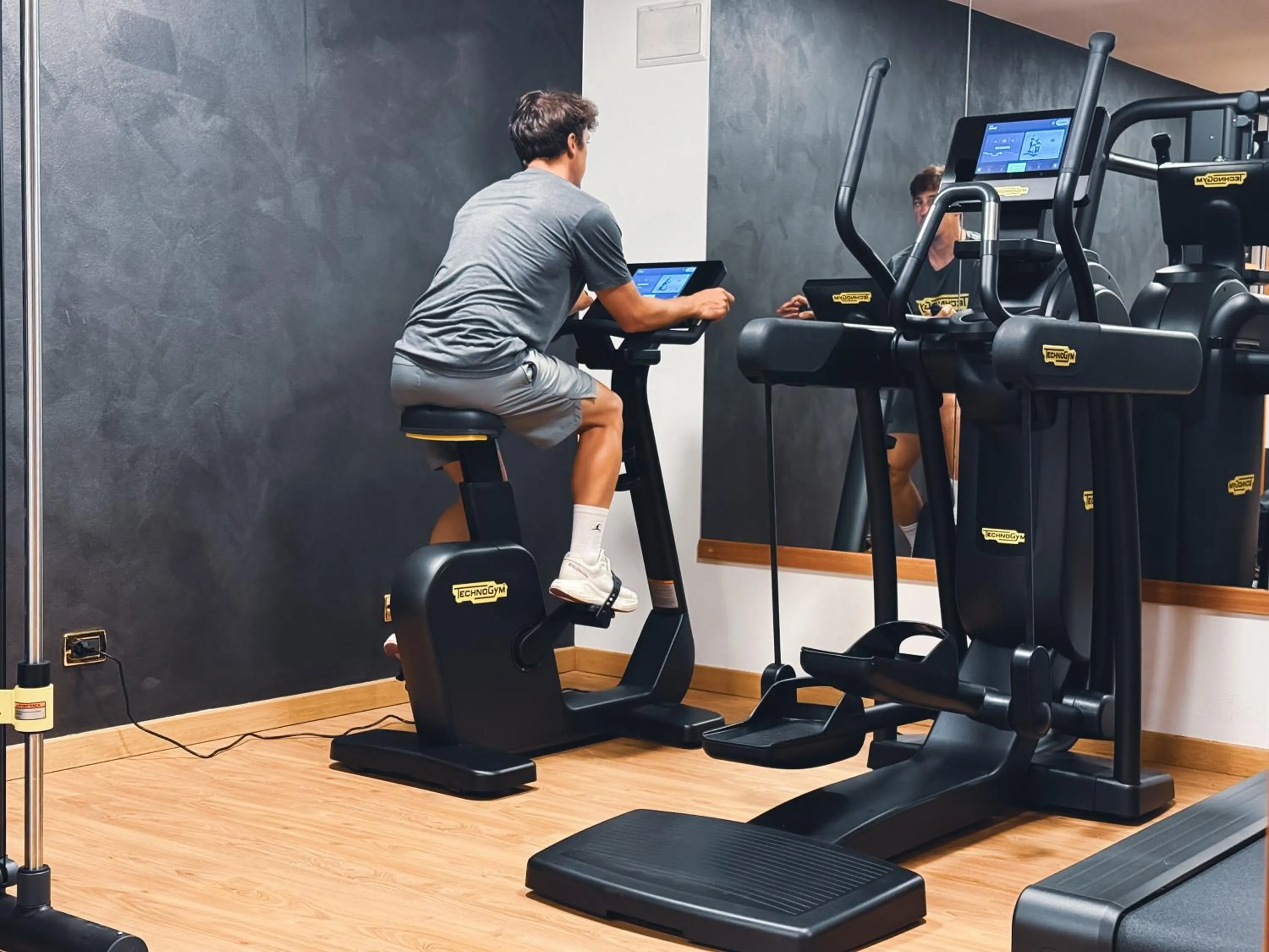 Fitness centre/facilities in Cerana Relax Hotel