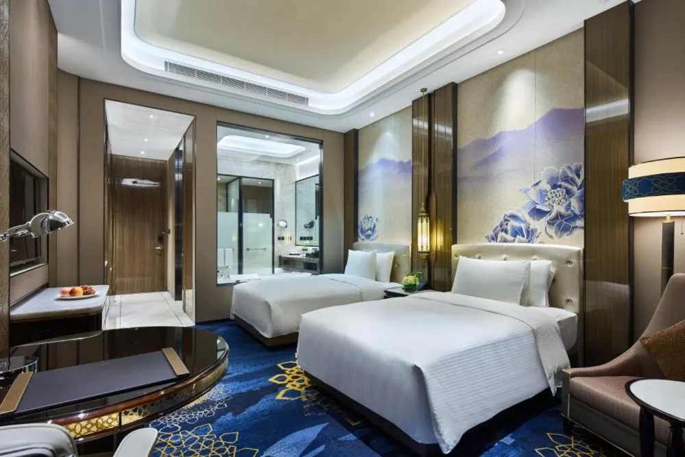 Bed in Wanda Vista Hotel Urumqi