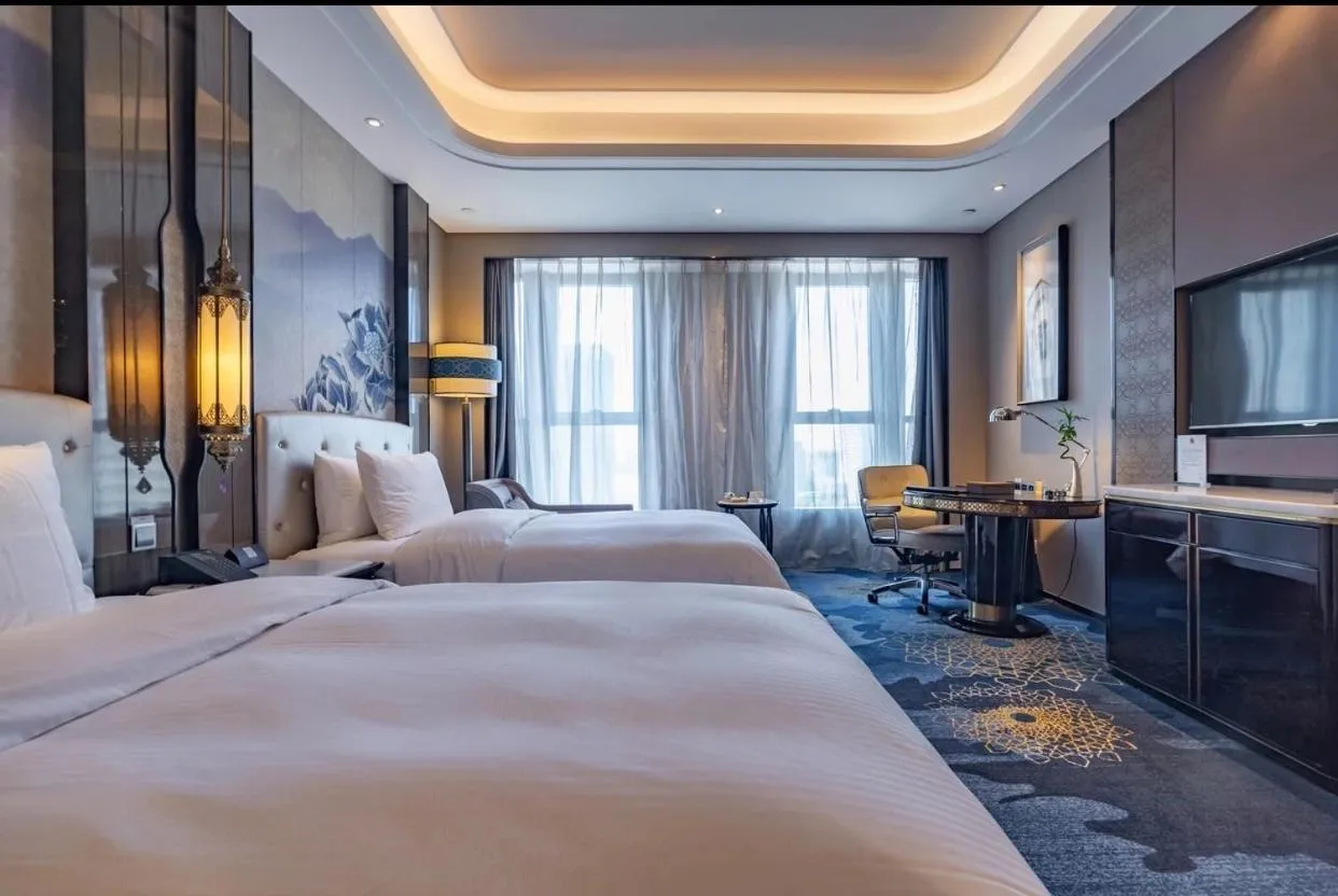 Bed in Wanda Vista Hotel Urumqi