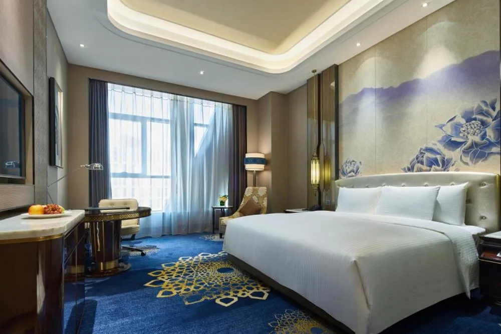 Bed in Wanda Vista Hotel Urumqi