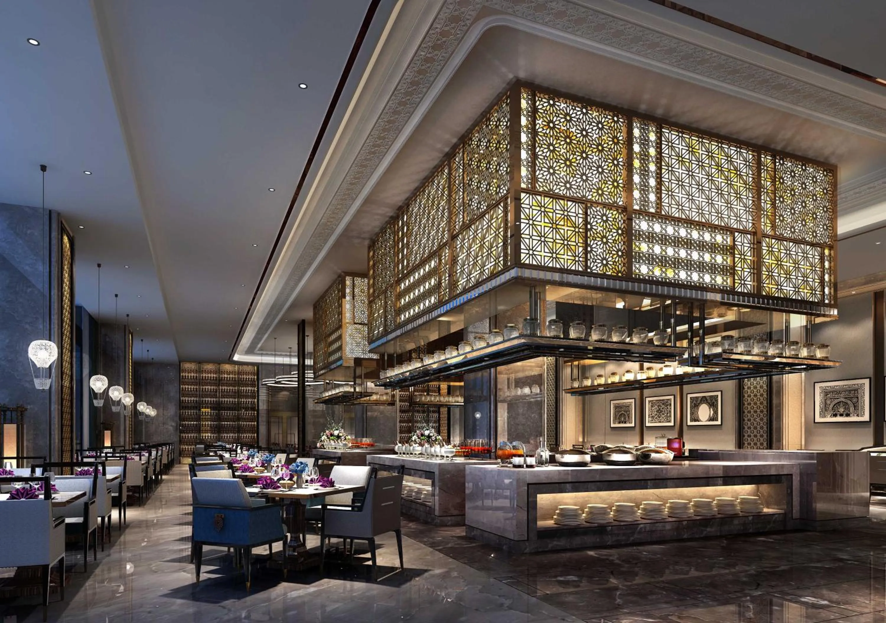 Restaurant/places to eat in Wanda Vista Hotel Urumqi