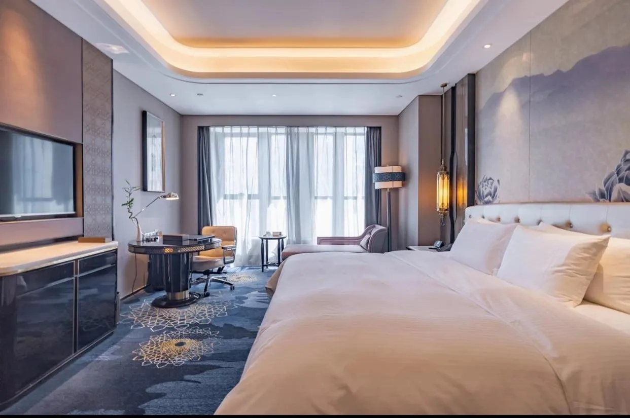 Bed in Wanda Vista Hotel Urumqi