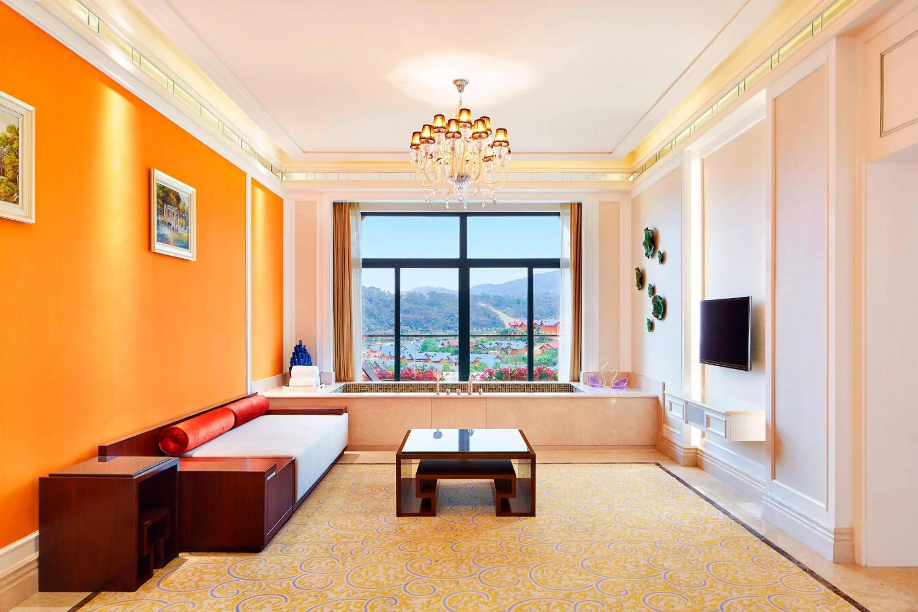 Bedroom, Bed in Four Points by Sheraton Heyuan Resort