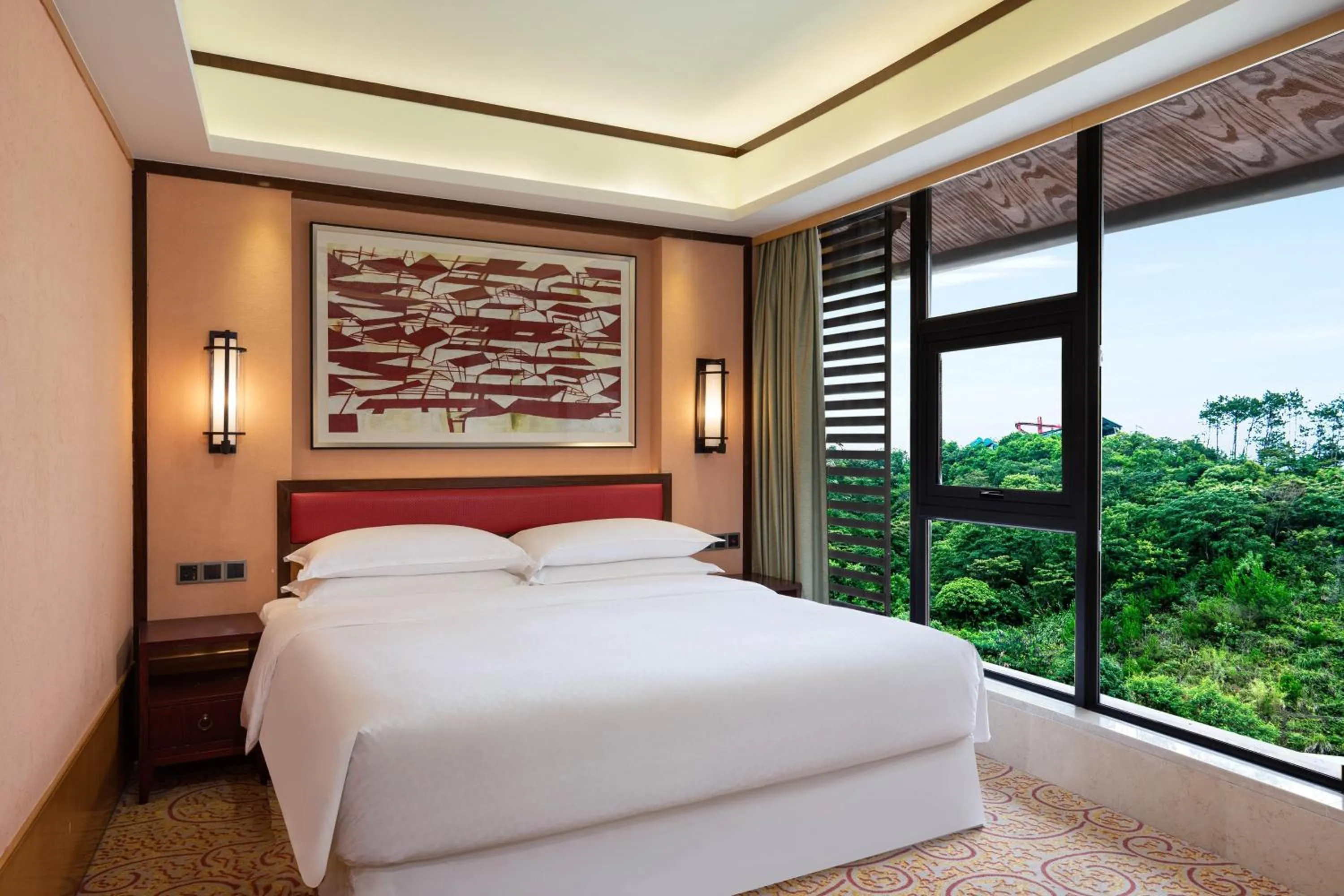 Bedroom, Bed in Four Points by Sheraton Heyuan Resort