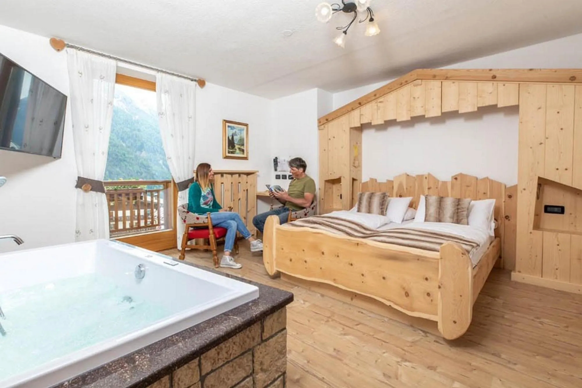 Bed in MyTime Hotels la Grotta