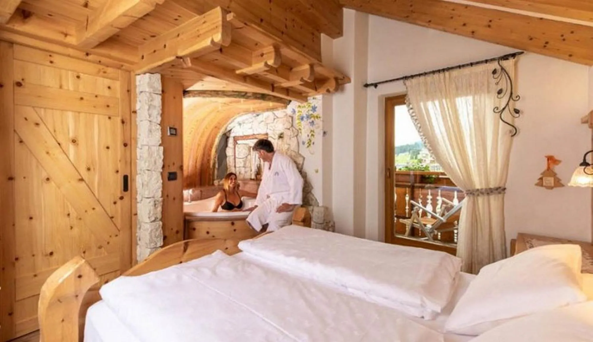 Bed in MyTime Hotels la Grotta