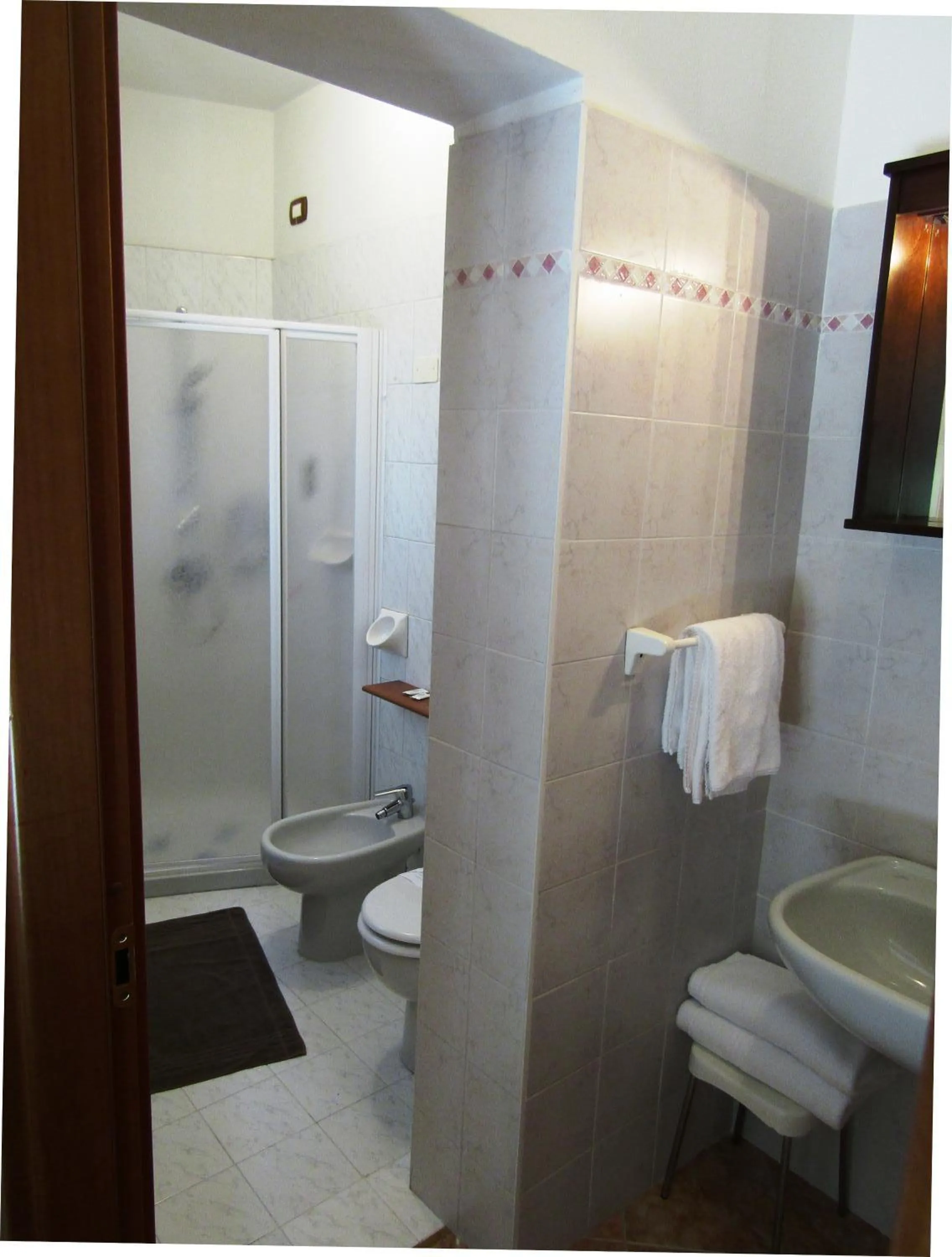 Shower in Hotel Menapace